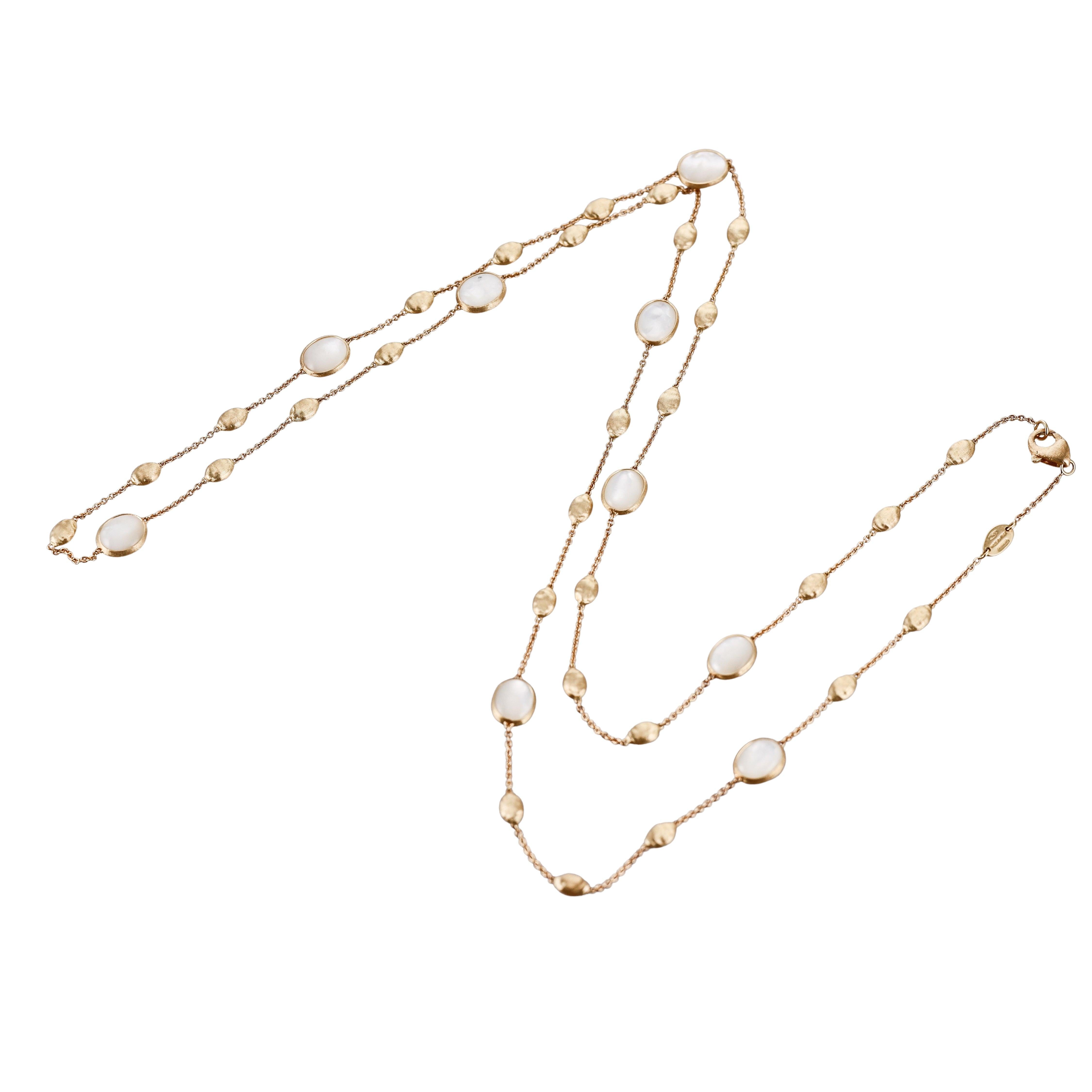 Marco Bicego Siviglia Mother of Pearl Gold Necklace