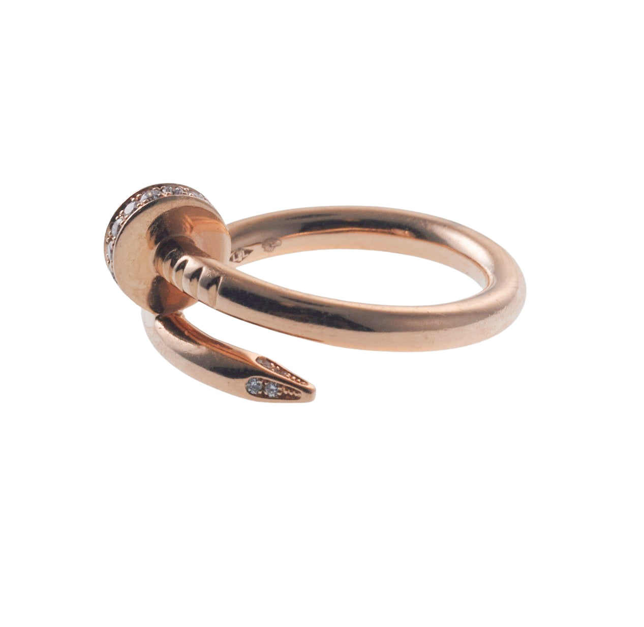 Cartier Juste Un Clou Rose Gold Diamond Ring