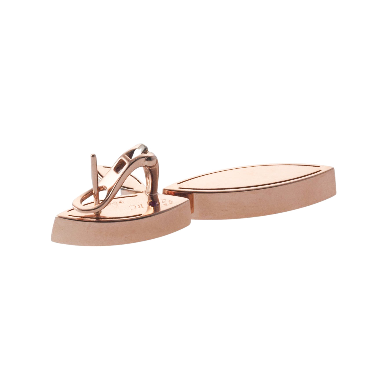 Roberto Coin Rose Gold Diamond Petals Earrings