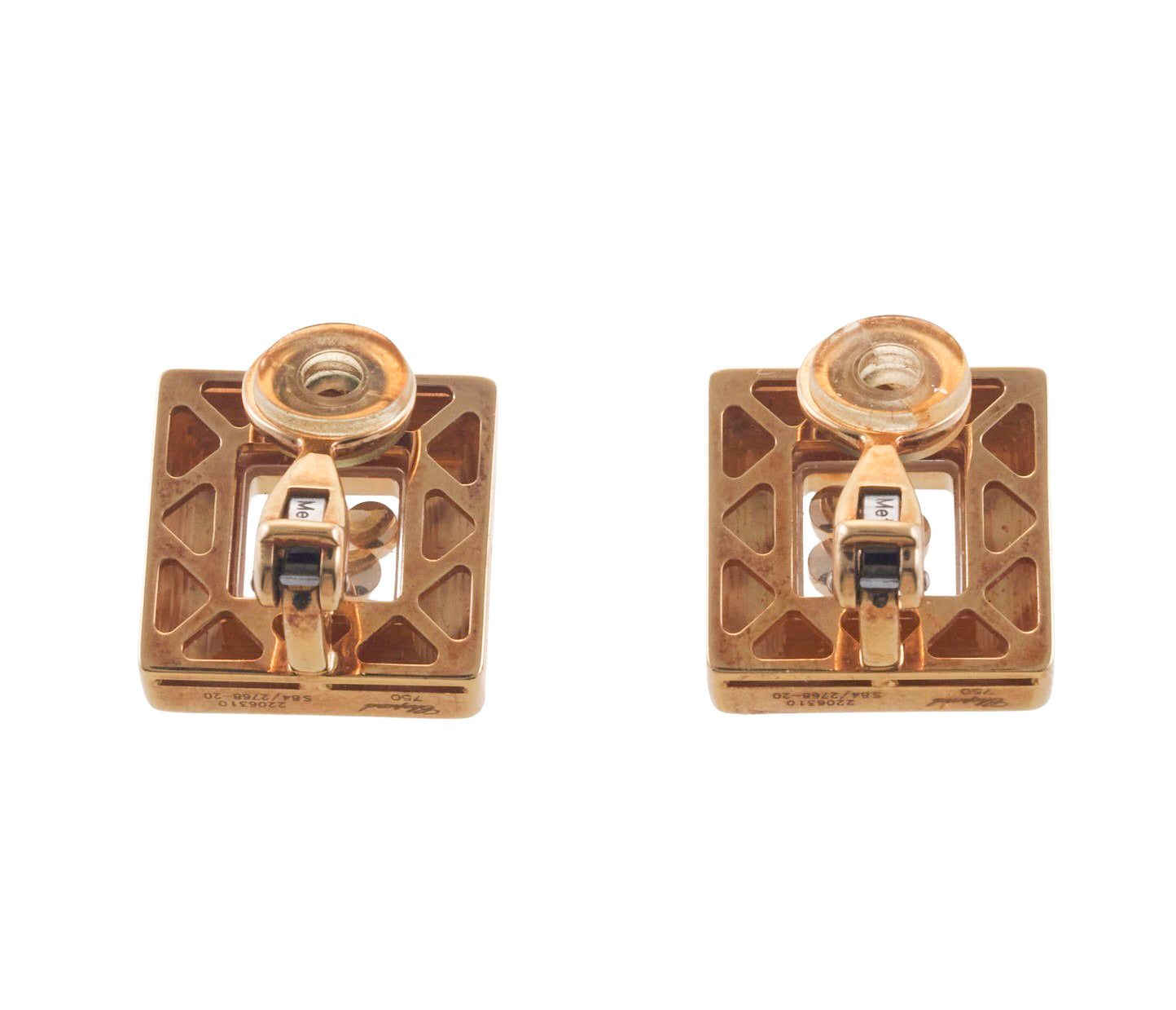 Chopard Happy Diamonds Yellow Gold Earrings