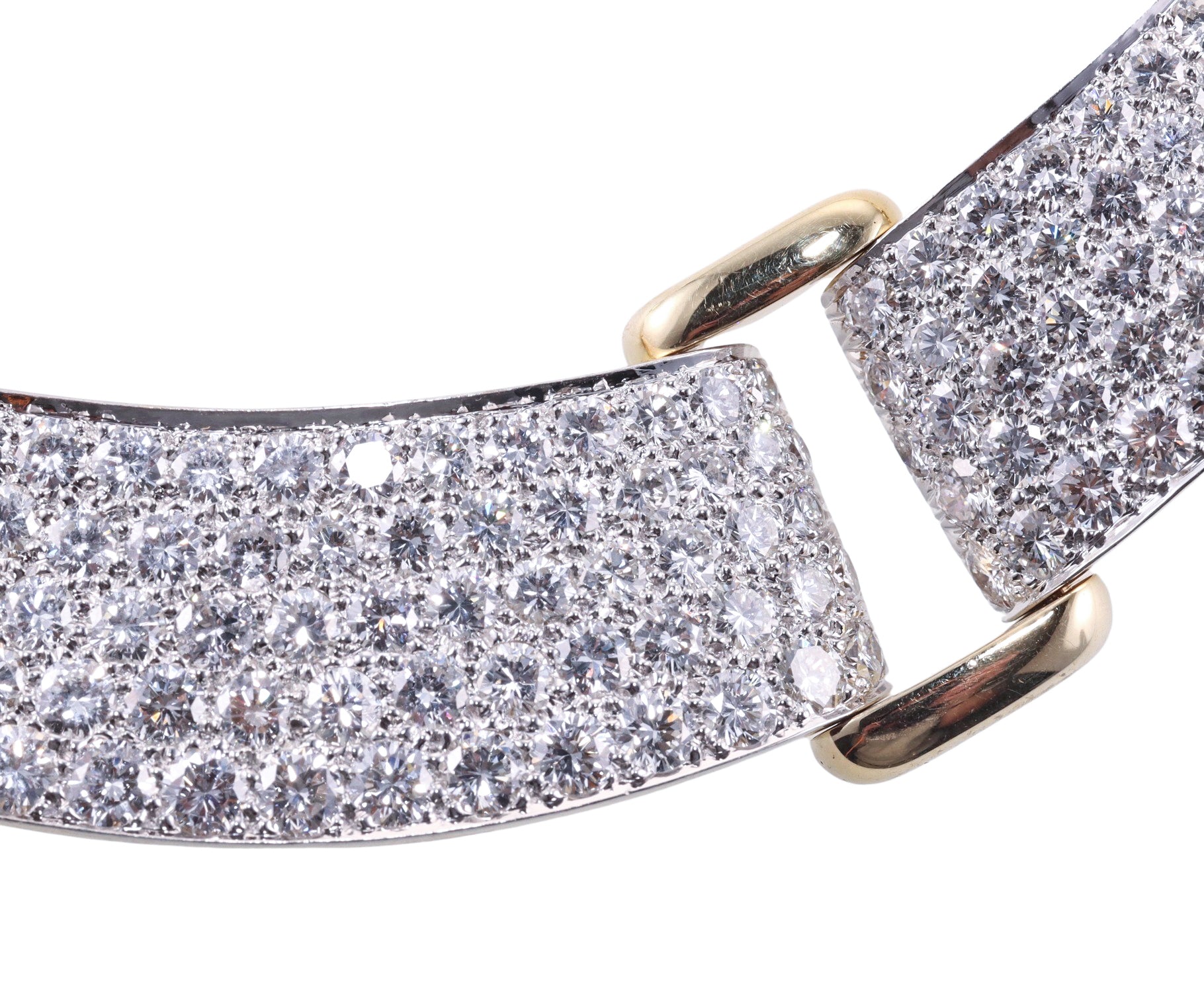 David Webb 24.36ctw Diamond Gold Platinum Necklace