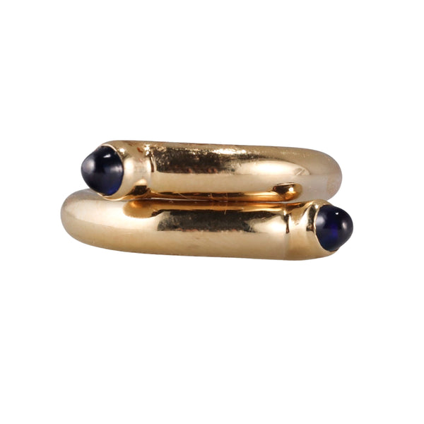 Tiffany & Co Schlumberger Gold Sapphire Ring