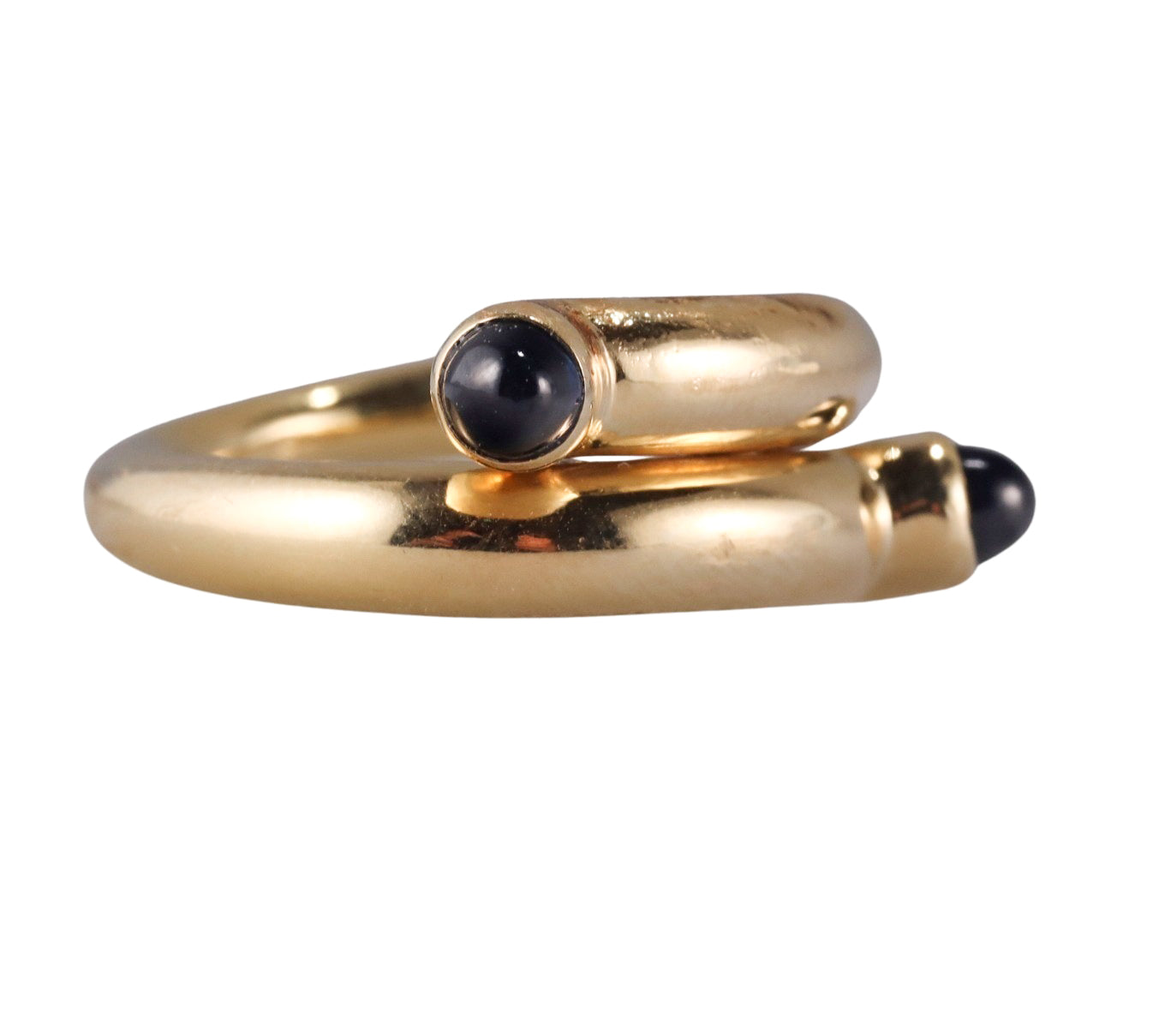 Tiffany & Co Schlumberger Gold Sapphire Ring