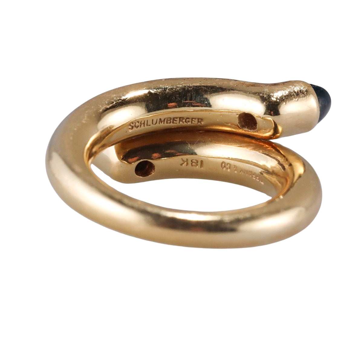 Tiffany & Co Schlumberger Gold Sapphire Ring