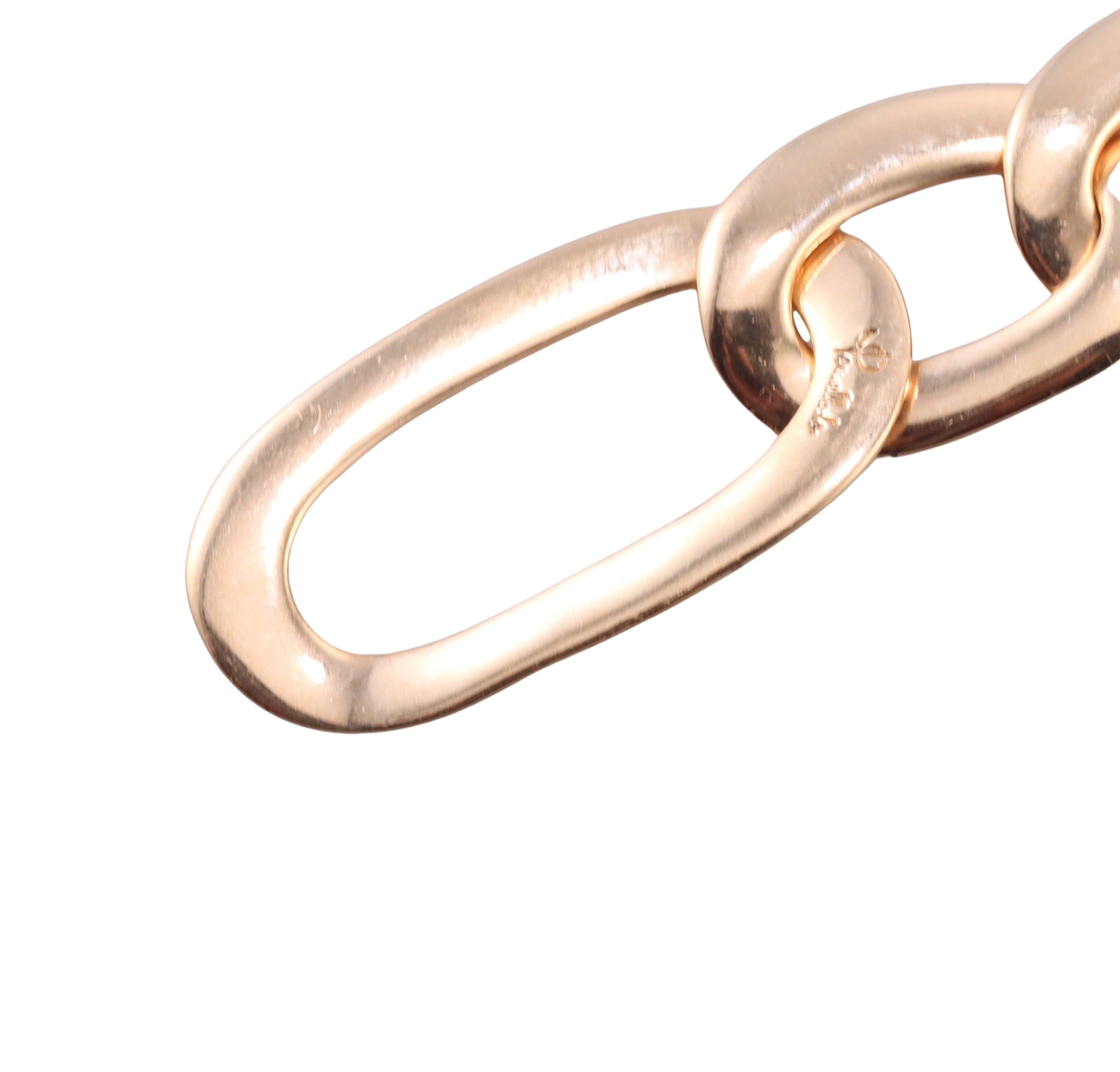 Pomellato Narciso Quartz Rose Gold Link Bracelet