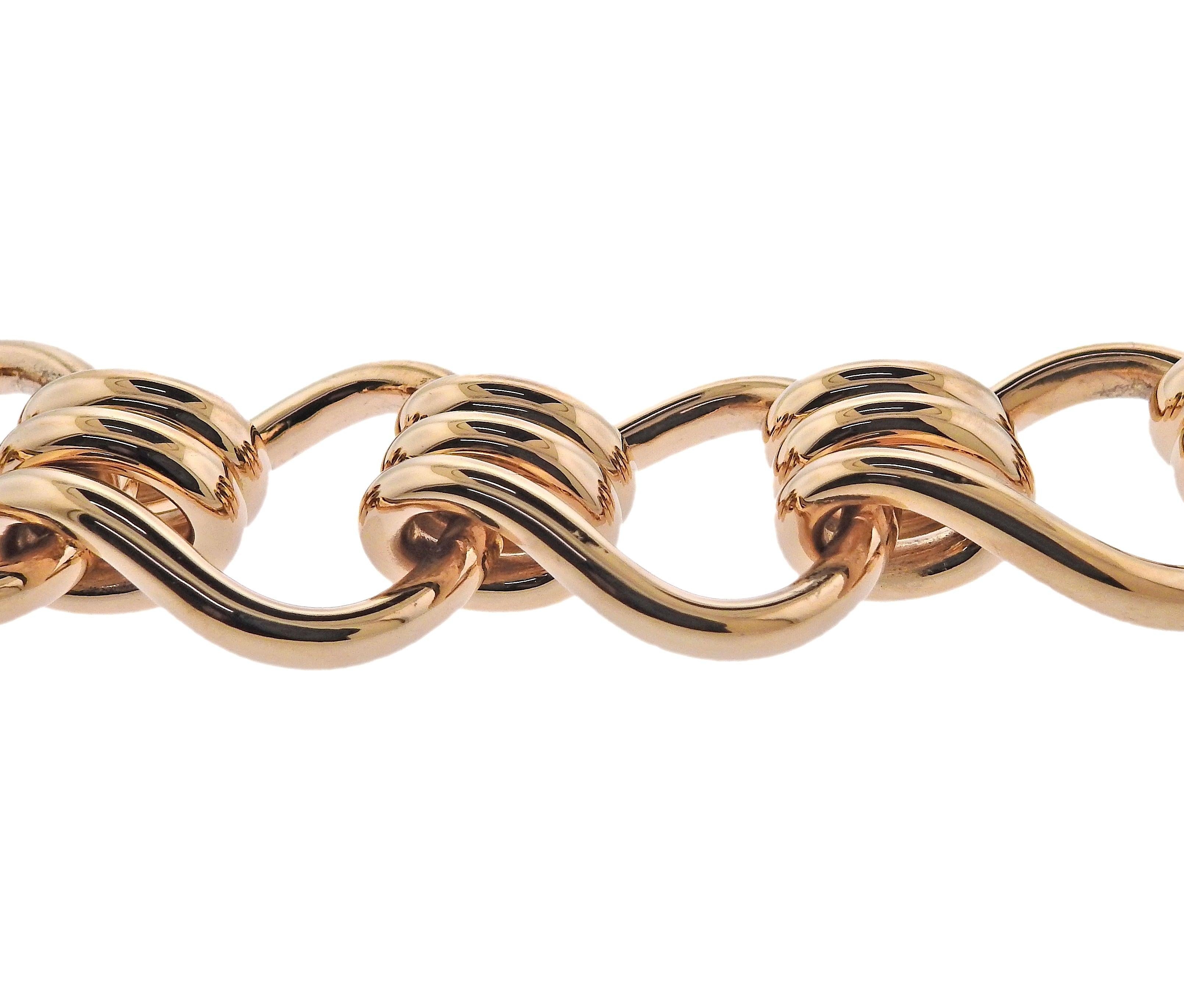 Seaman Schepps Mousetrap 22k Gold Bracelet