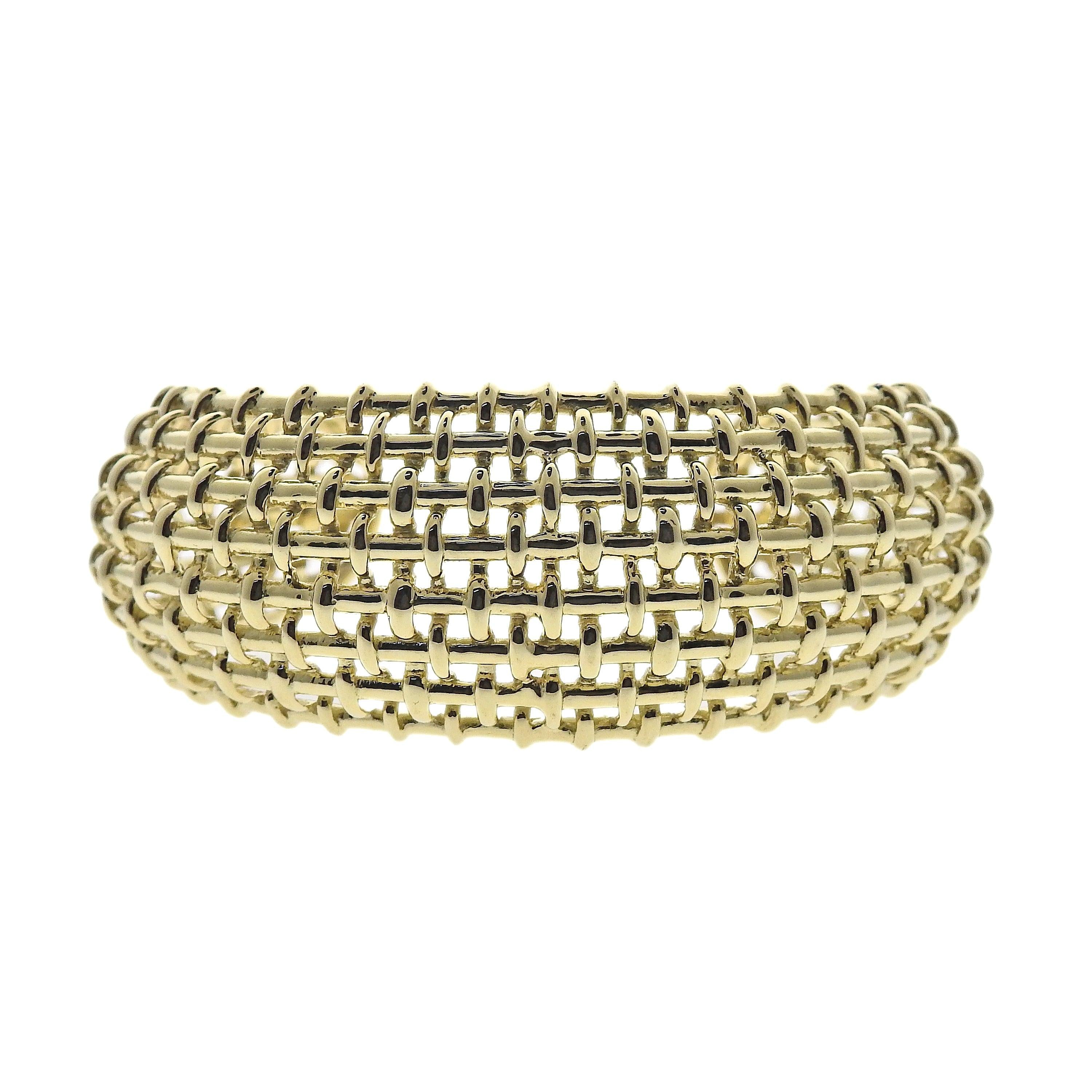 Seaman Schepps Nantucket Lightship Gold Cuff Bracelet