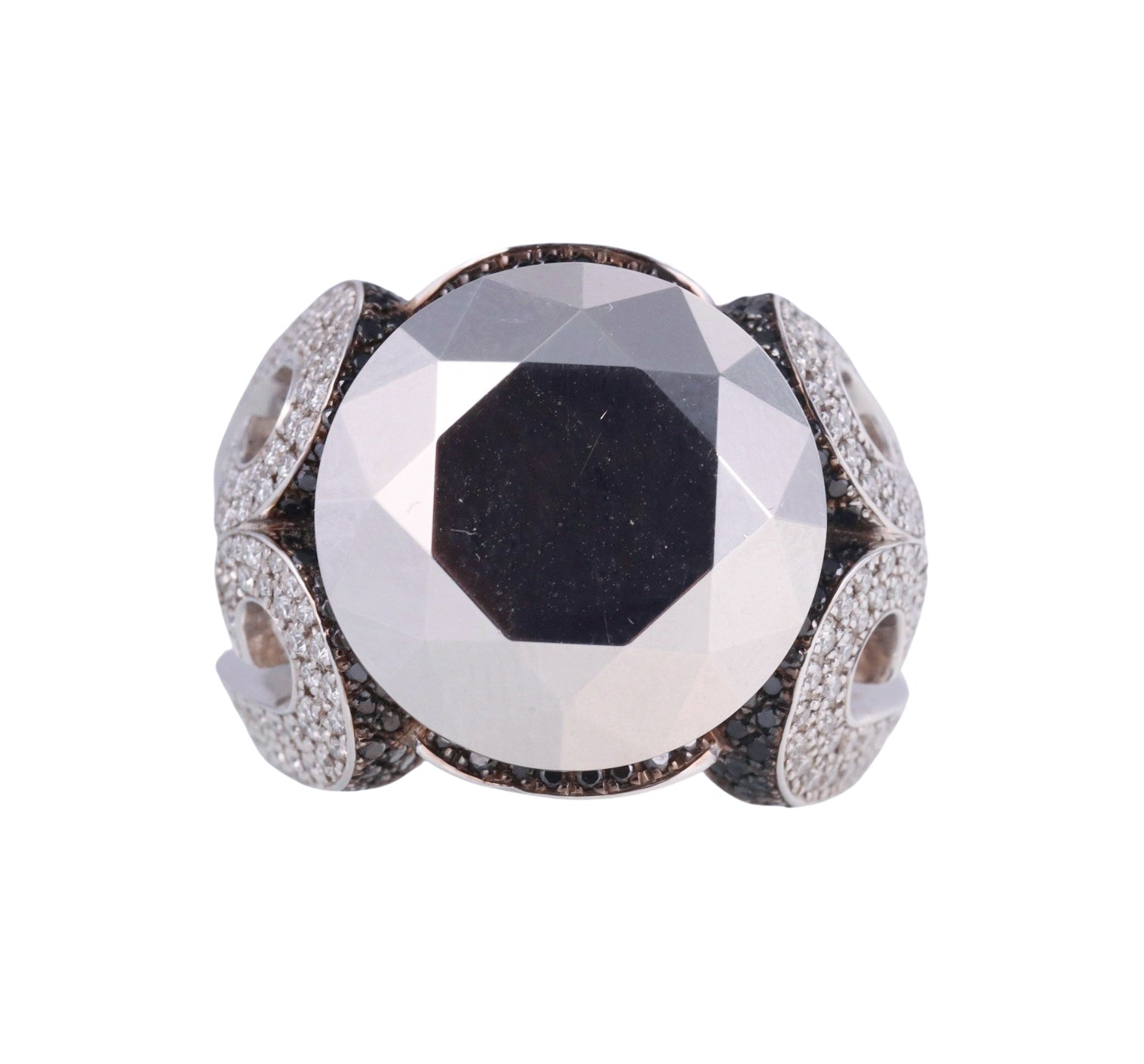 Chopard Black Diamond Gold Cocktail Ring