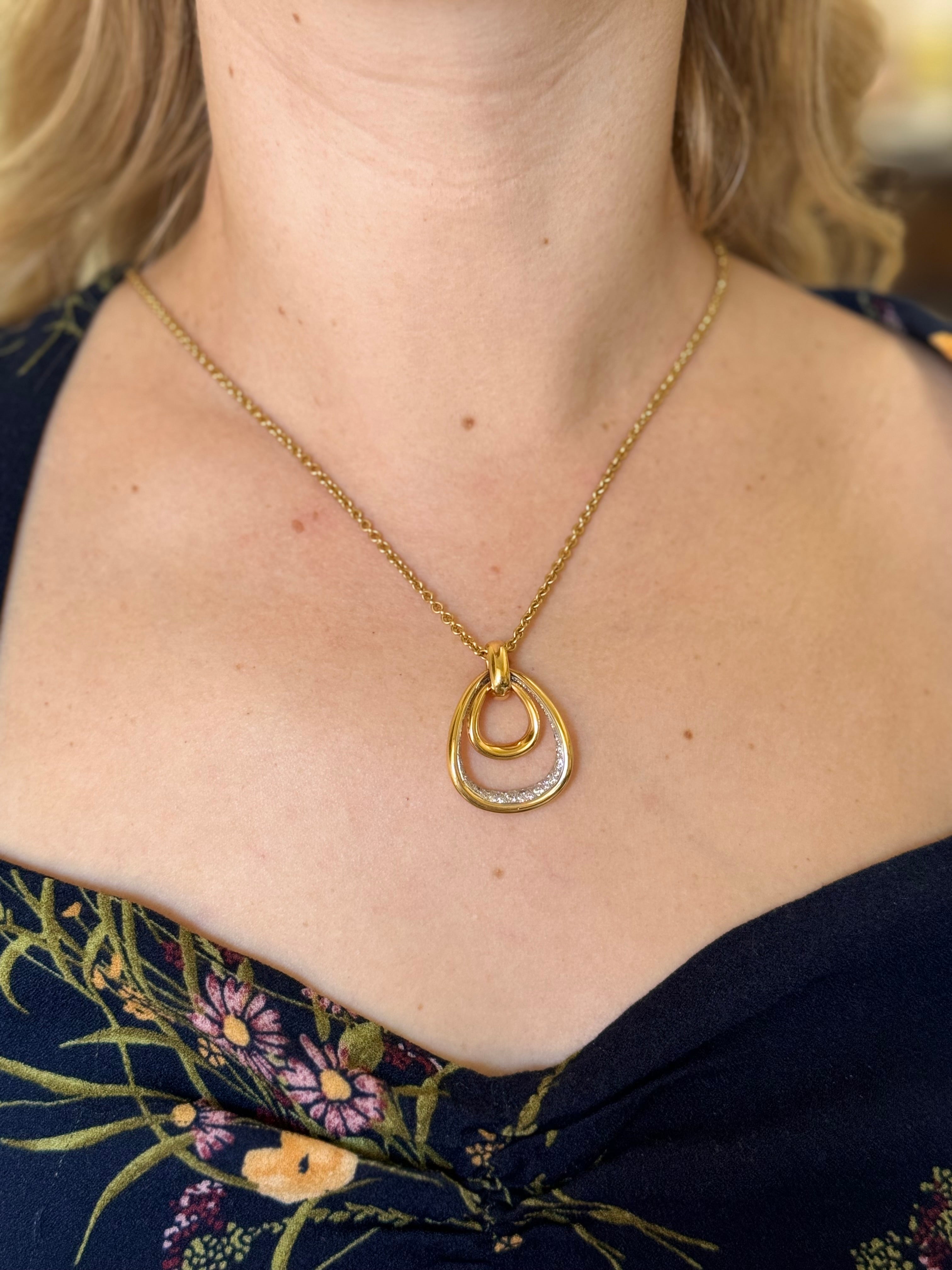 Pomellato Fantina Diamond Rose Gold Pendant