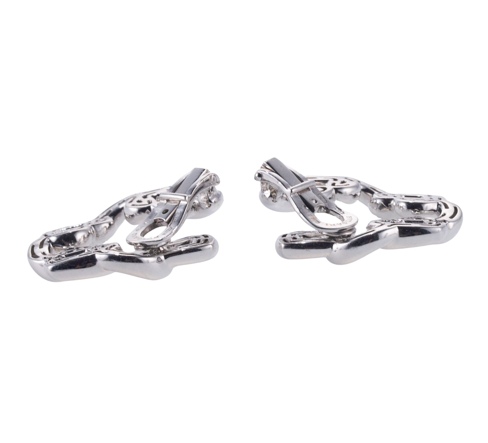 Bulgari Diamond Gold Earrings