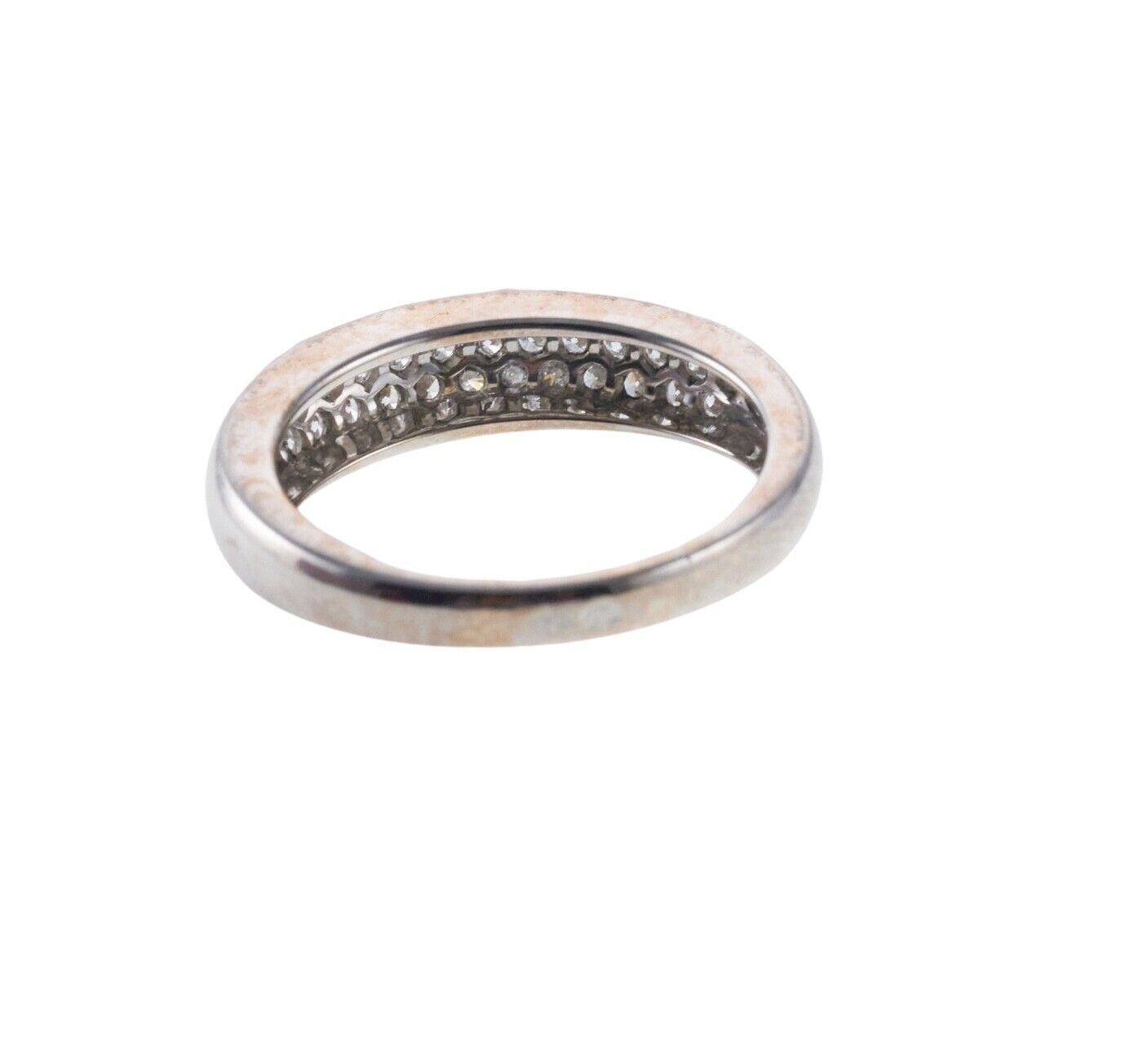 Van Cleef & Arpels Diamond Gold Half Band Ring