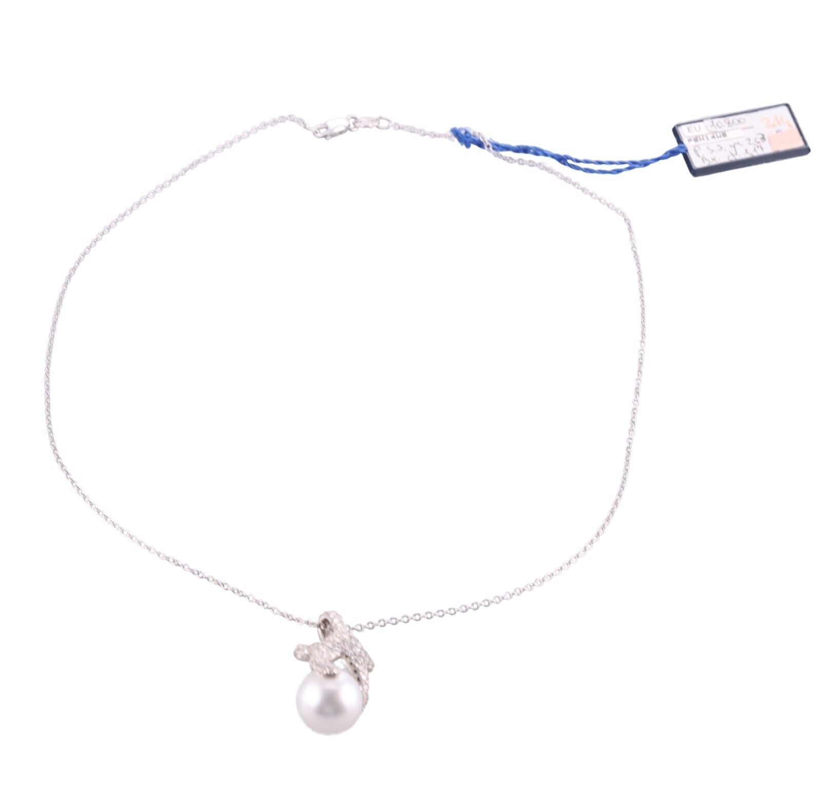 Mikimoto Starfish 12mm South Sea Pearl Gold Diamond Necklace