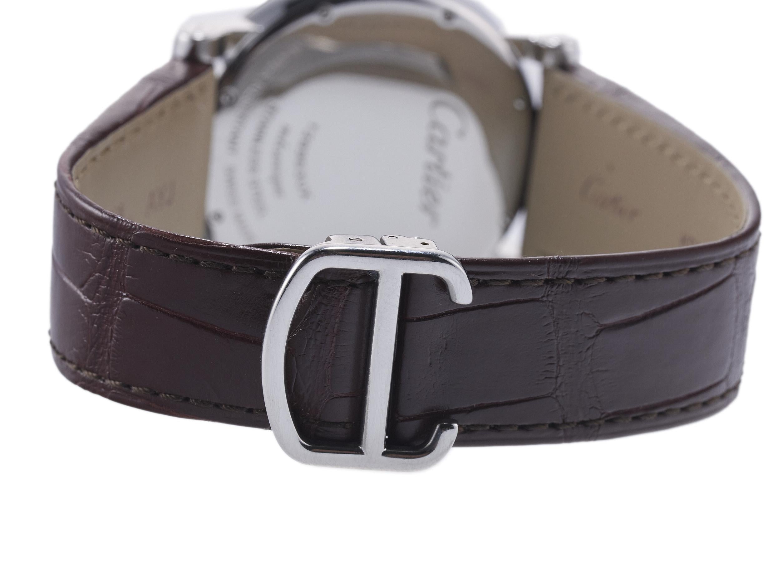 Cartier Rotonde Stainless Steel Manual Watch W1556369