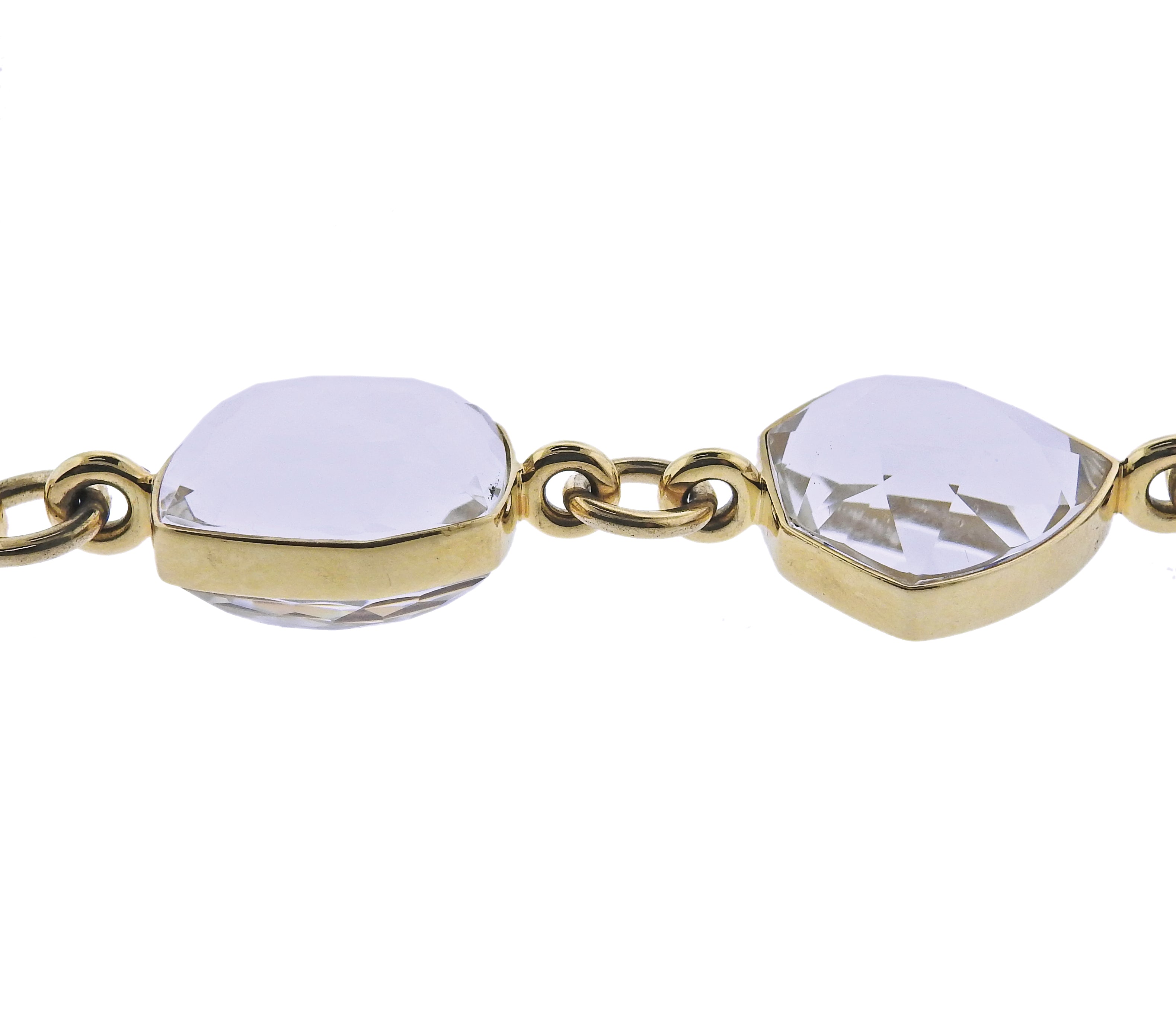 H Stern Diane Von Furstenberg DVF Crystal Gold Bracelet