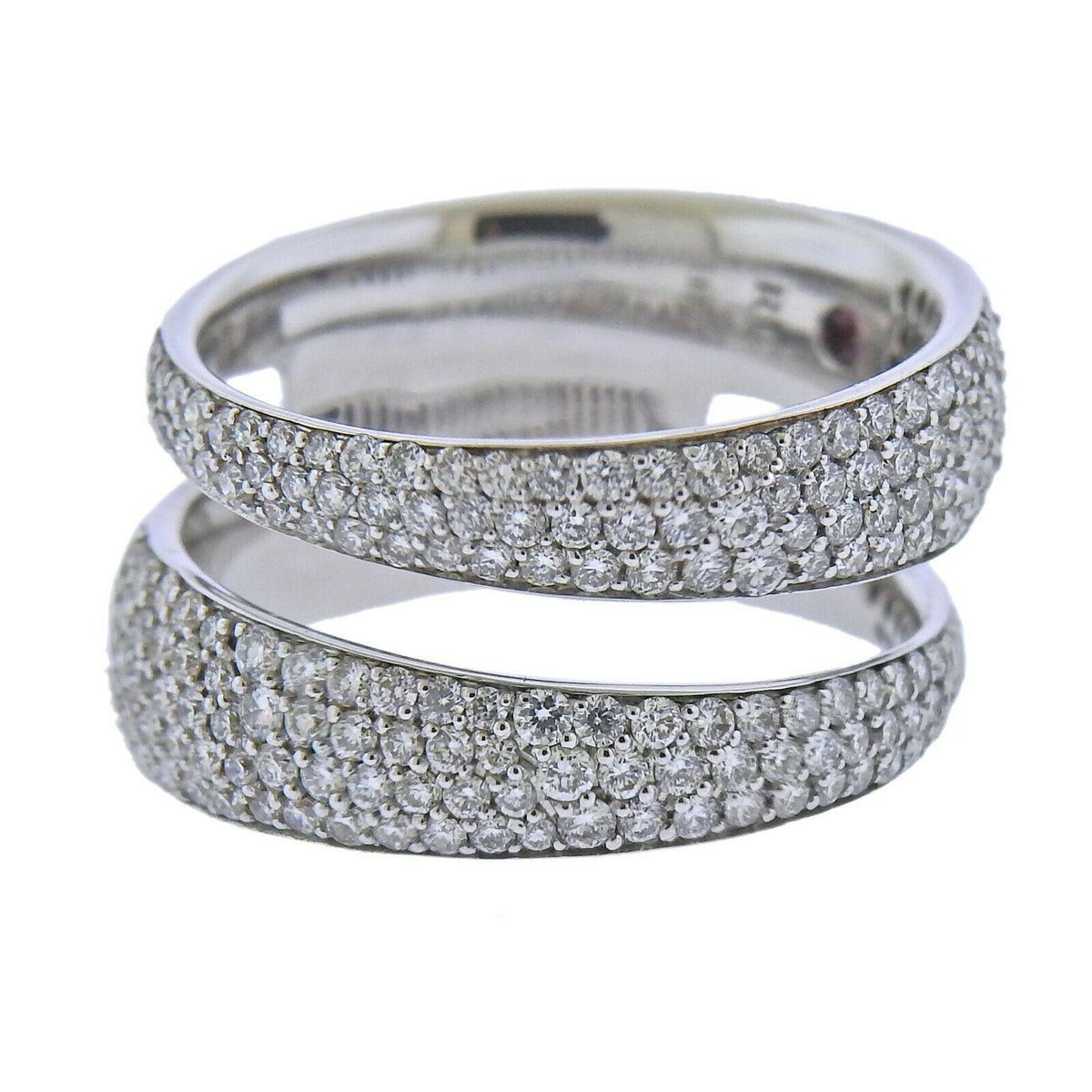 Roberto Coin Scalare 18k Gold Diamond Ring