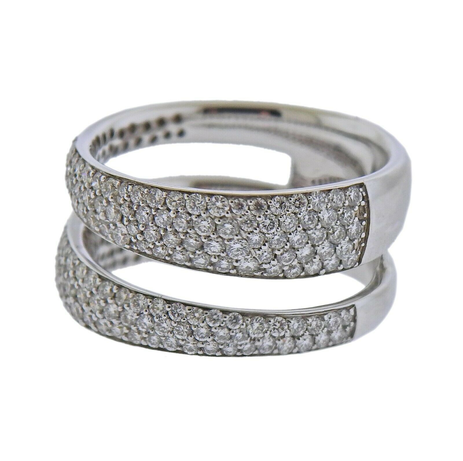 Roberto Coin Scalare 18k Gold Diamond Ring - Oak Gem