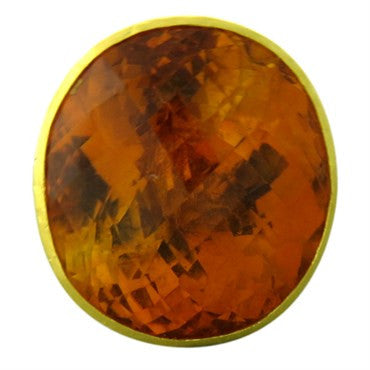 Gurhan 24k Gold Madeira Citrine Large Ring - Oak Gem