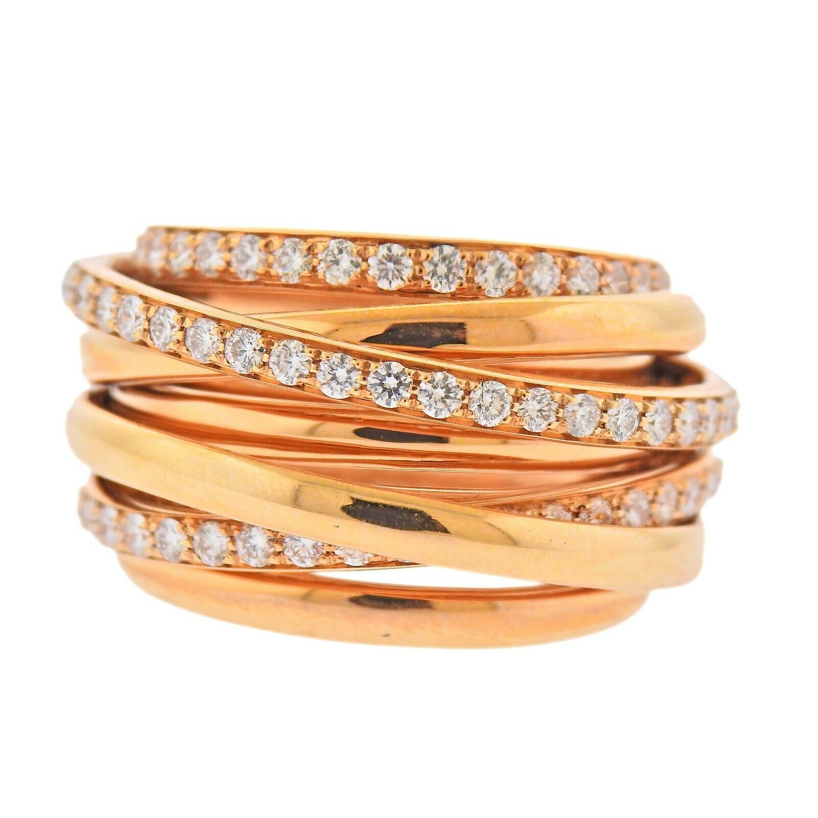 De Grisogono Allegra Diamond Gold Ring - Oak Gem
