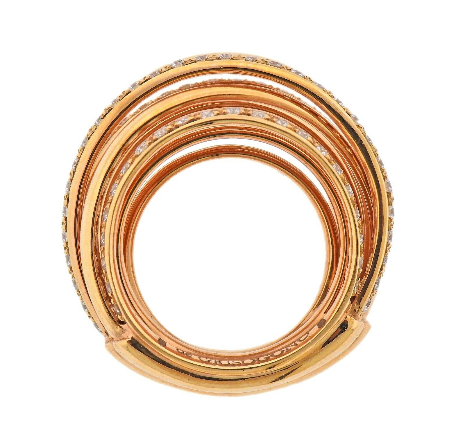 De Grisogono Allegra Diamond Gold Ring - Oak Gem