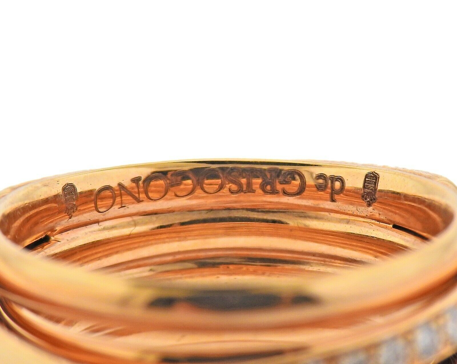 De Grisogono Allegra Diamond Gold Ring - Oak Gem