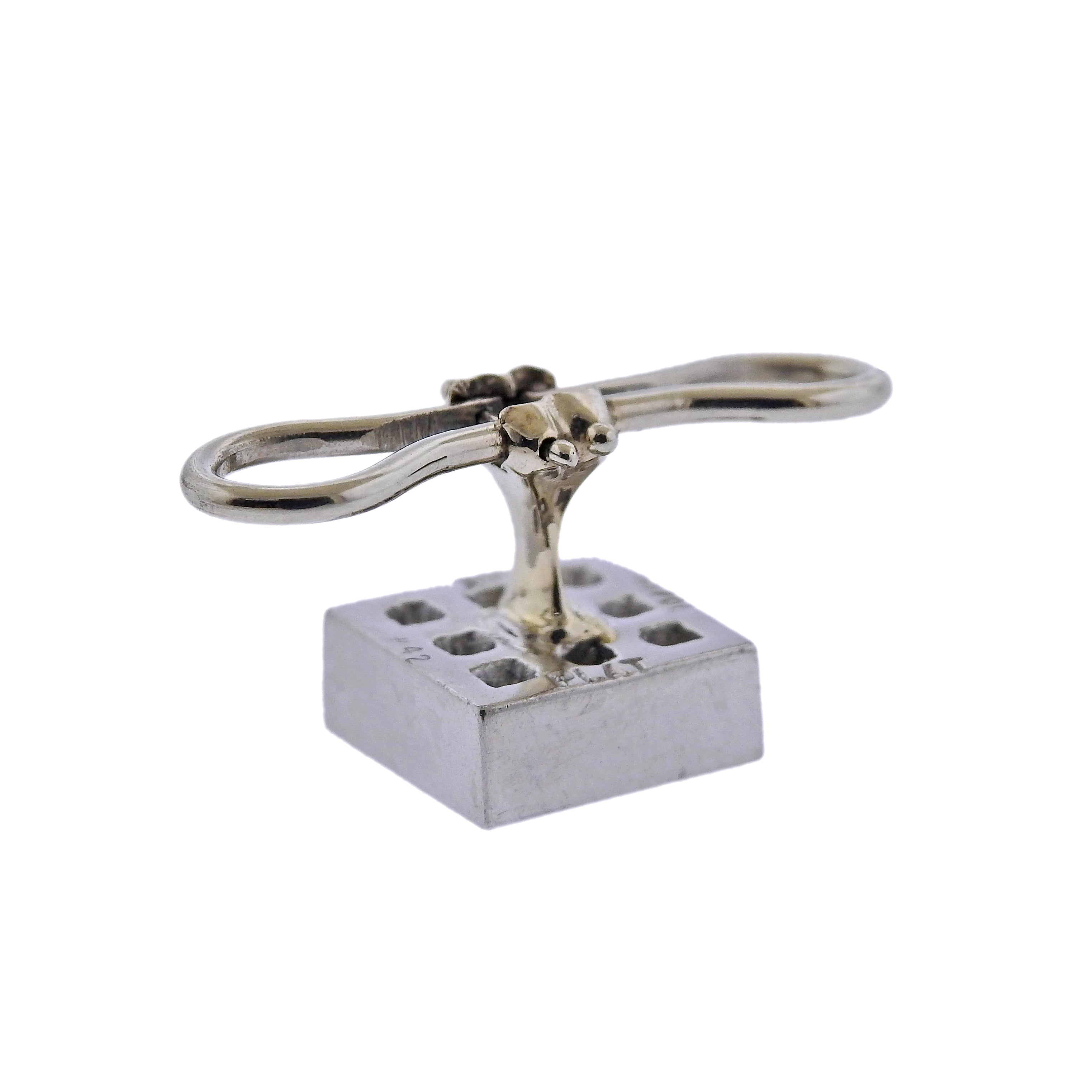 Platinum 8.50ctw Diamond Cufflinks Stud Dress Set