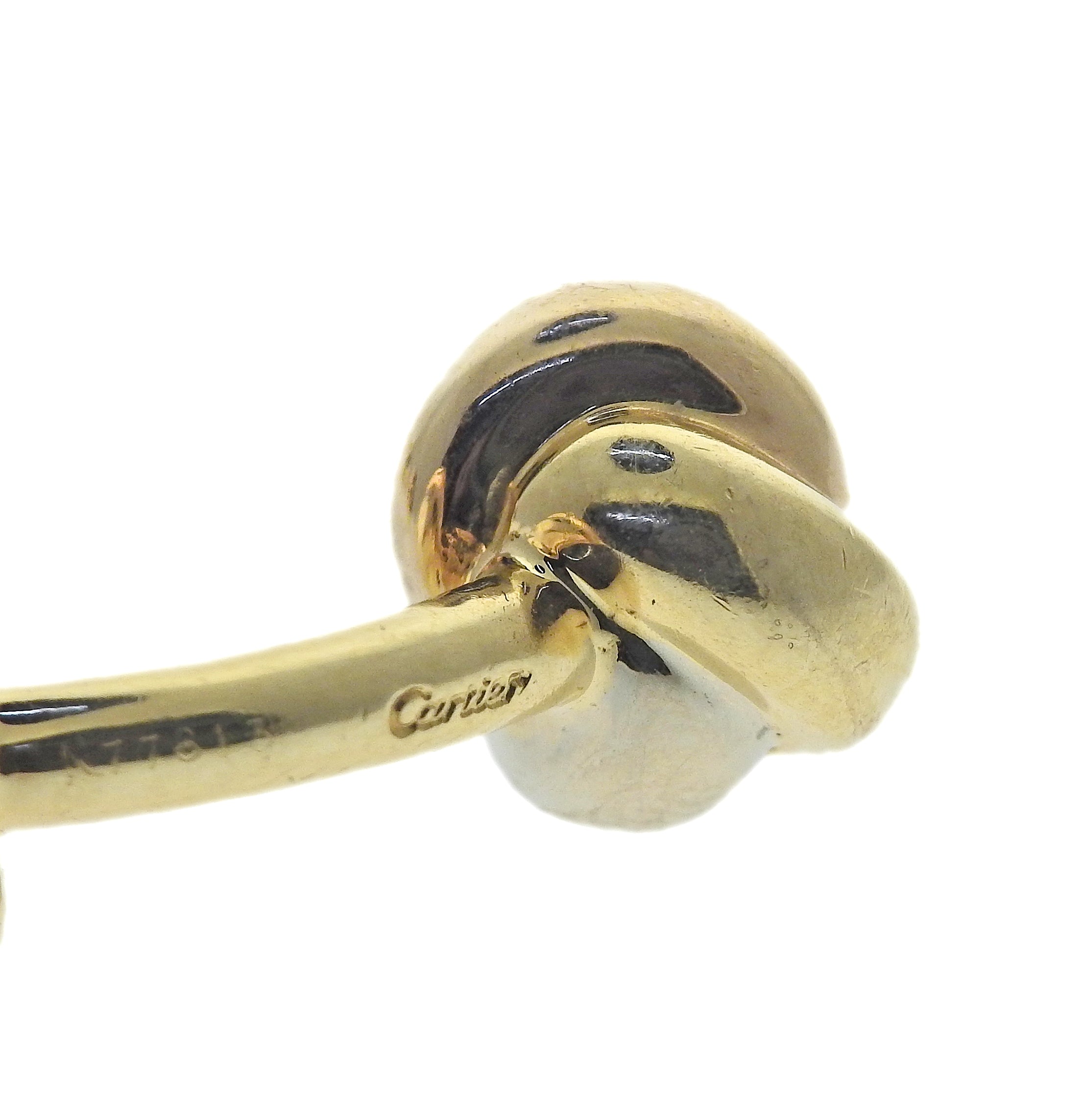 Cartier Trinity Gold Cufflinks