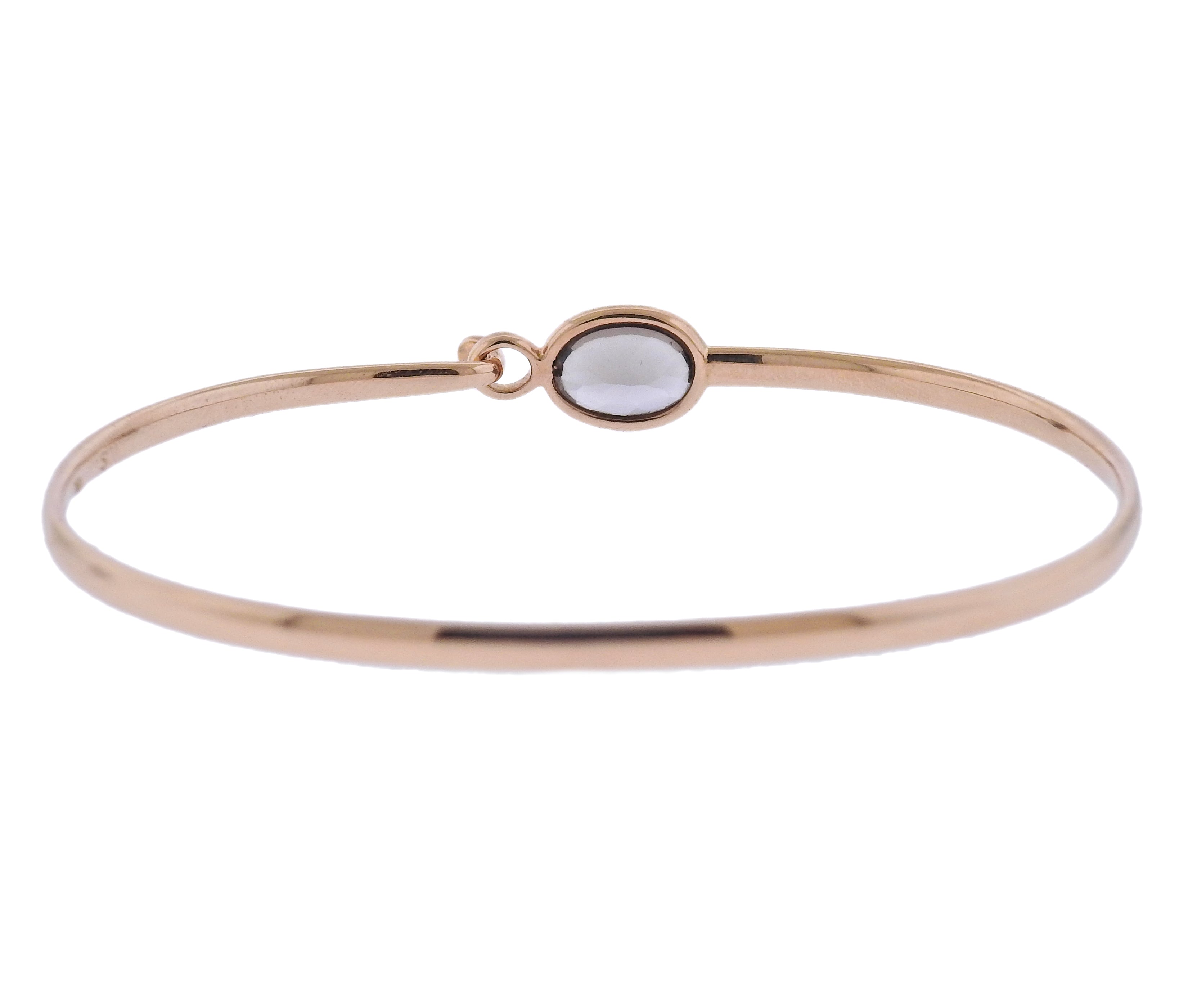 Georg Jensen Savannah 18k Gold Smokey Quartz Bracelet 1506