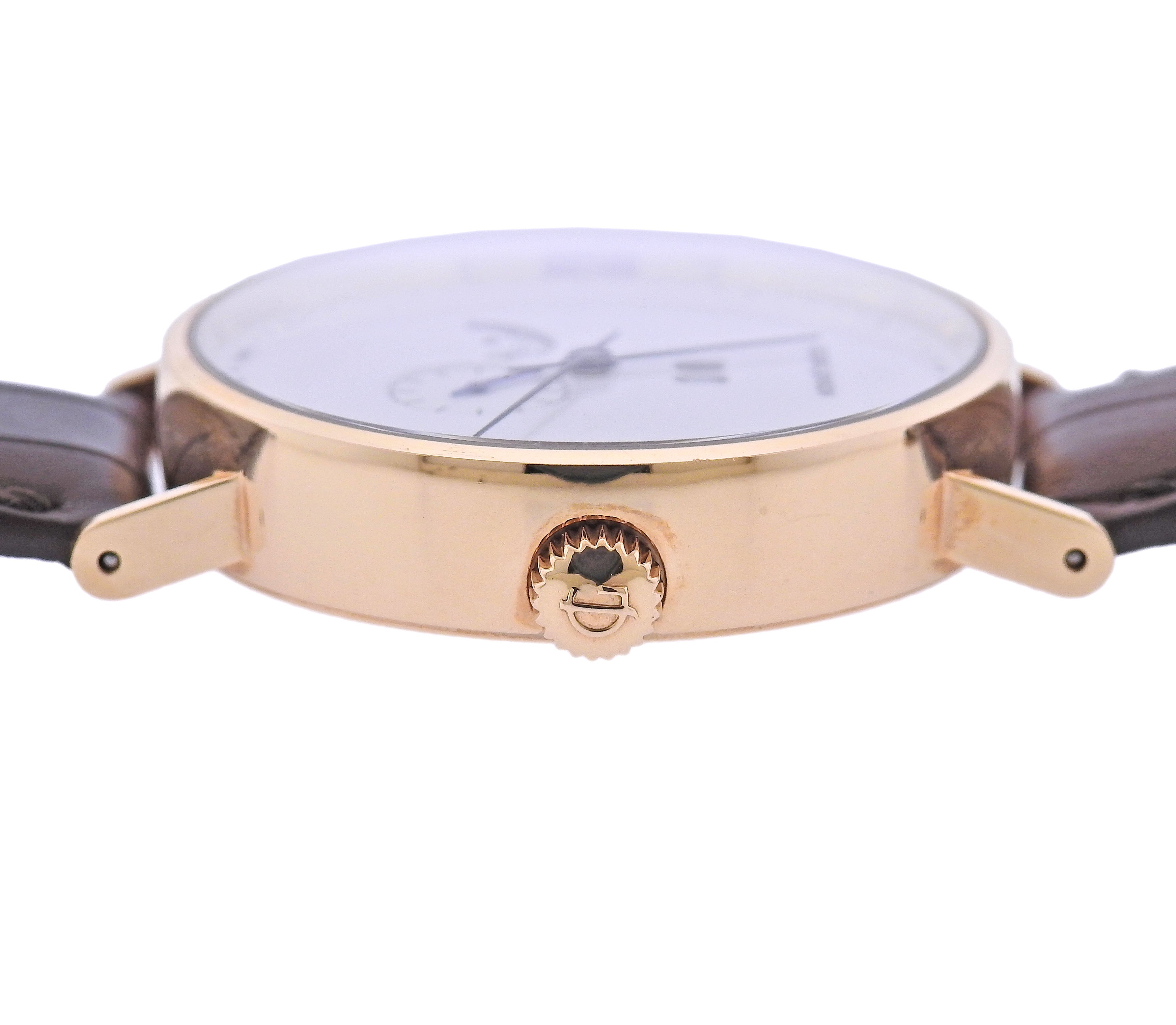 Georg Jensen Koppel 18k Gold Automatic Grand Date Annual Calendar Men's Watch 3515424