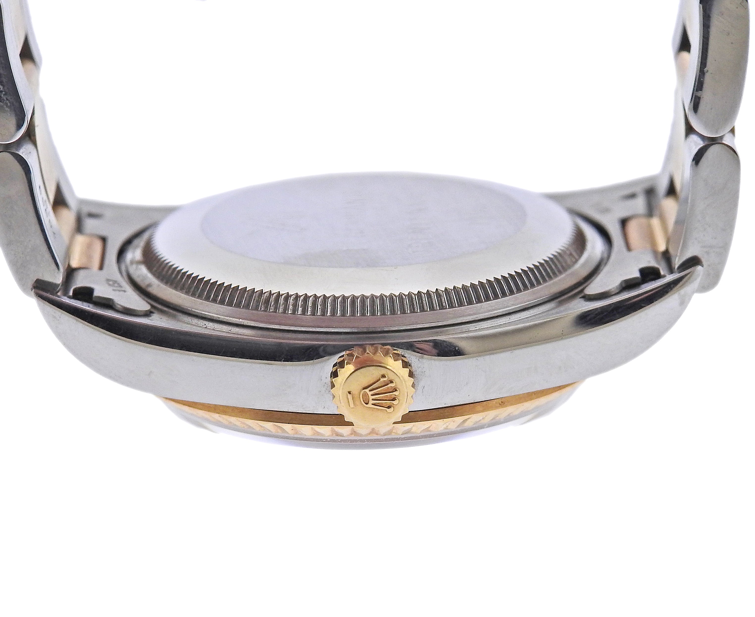 Rolex Oyster Perpetual 34mm Two Tone Automatic Watch 14233