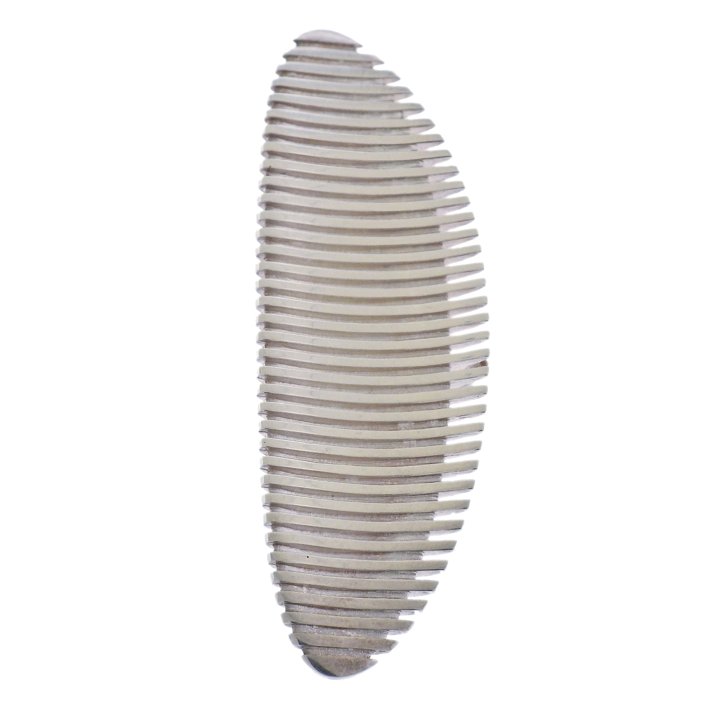 Georg Jensen Zaha Hadid Lamellae Sterling Silver Long I Ring 623 C