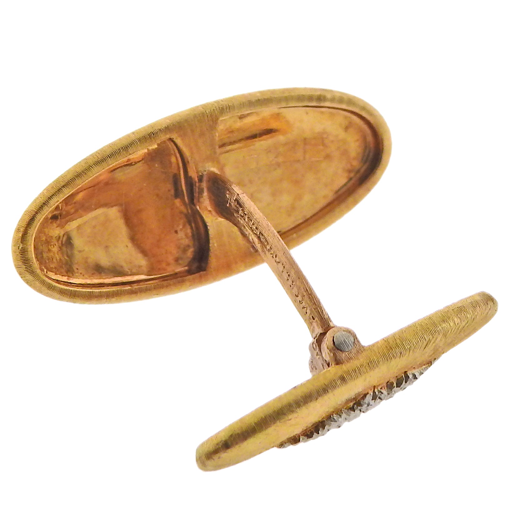 Buccellati Gold Classic Cufflinks - Oak Gem