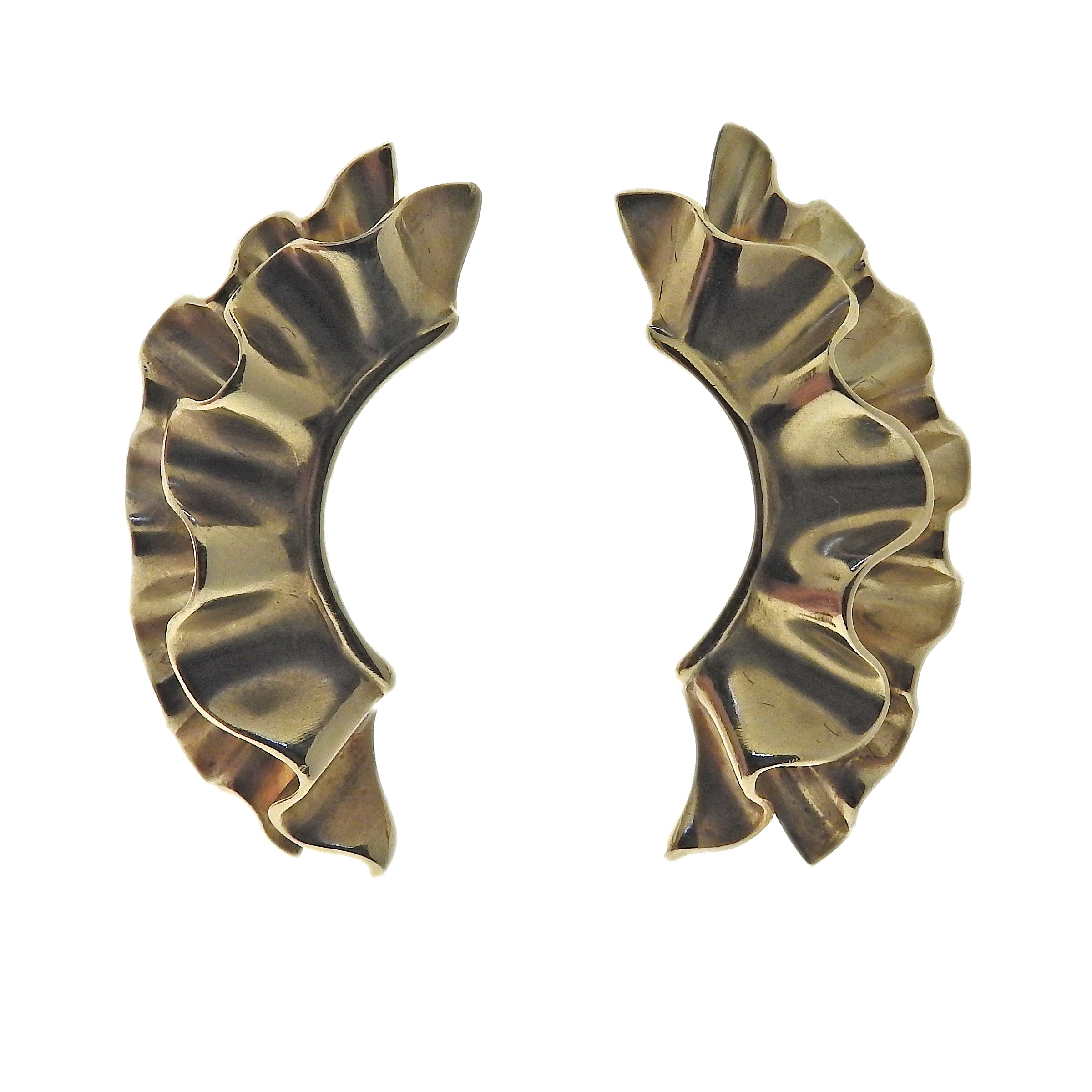 Angela Cummings Gold Earrings