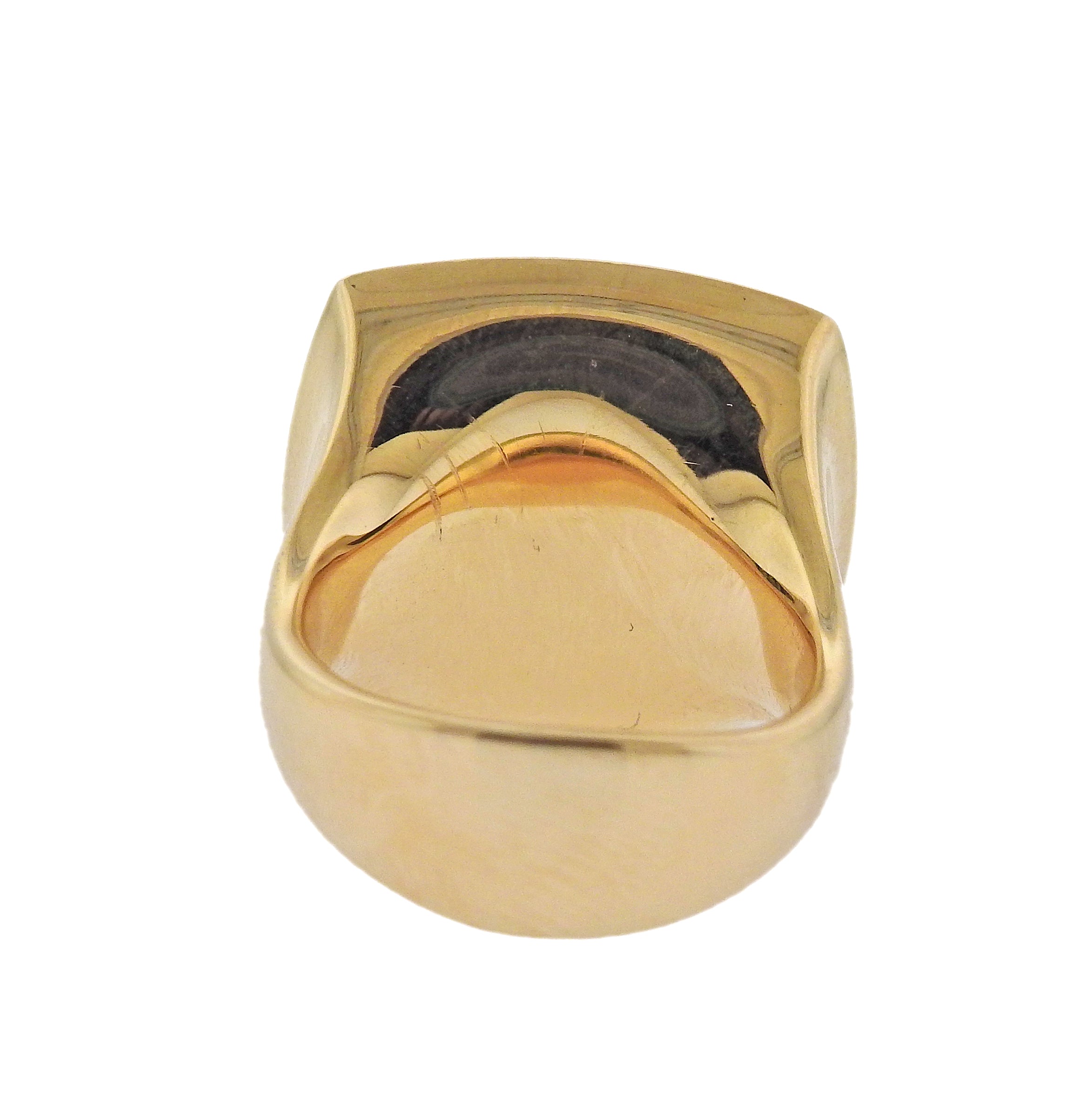 Bucherer Gold Smoky Quartz Ring