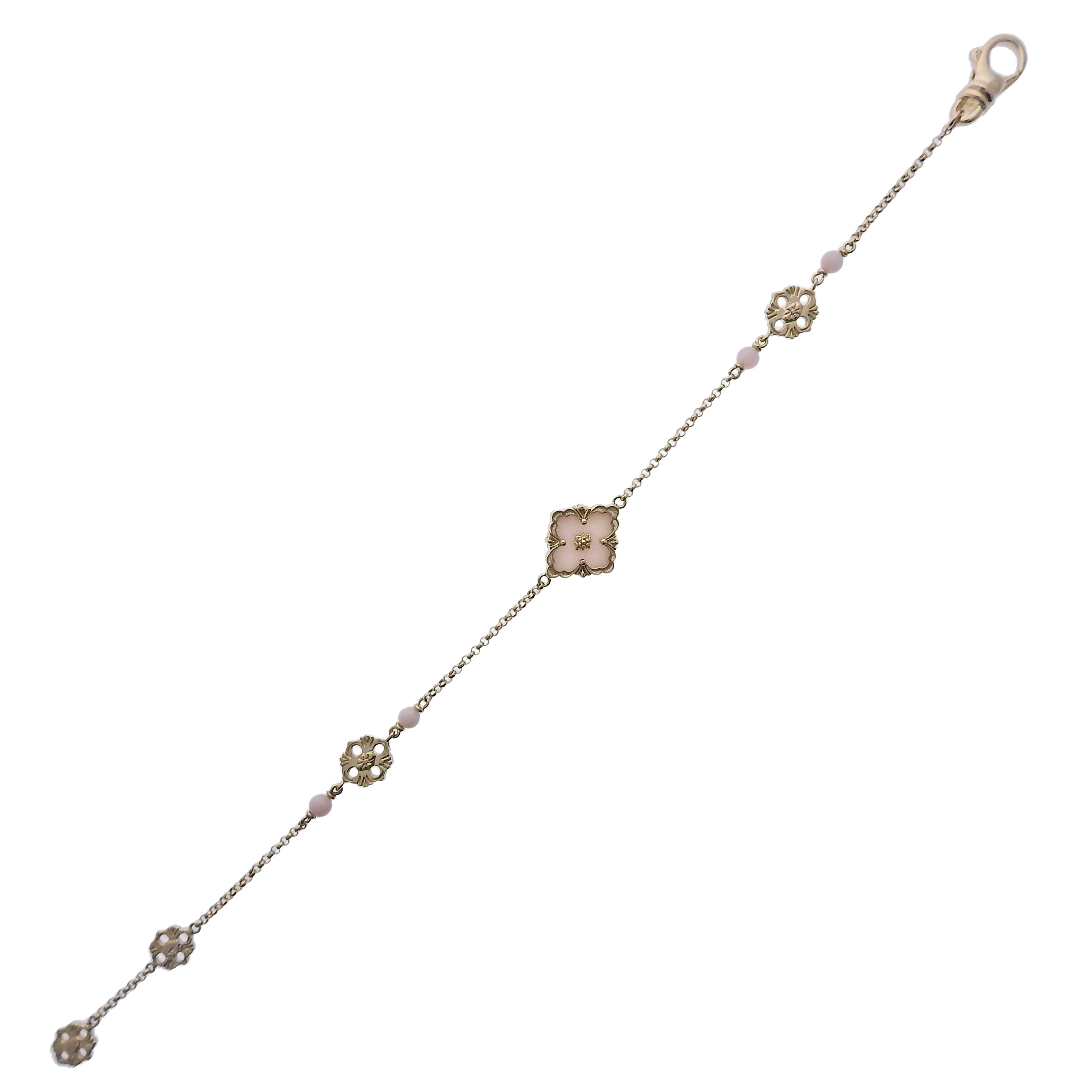Buccellati Opera Pink Opal Gold Bracelet – Oak Gem