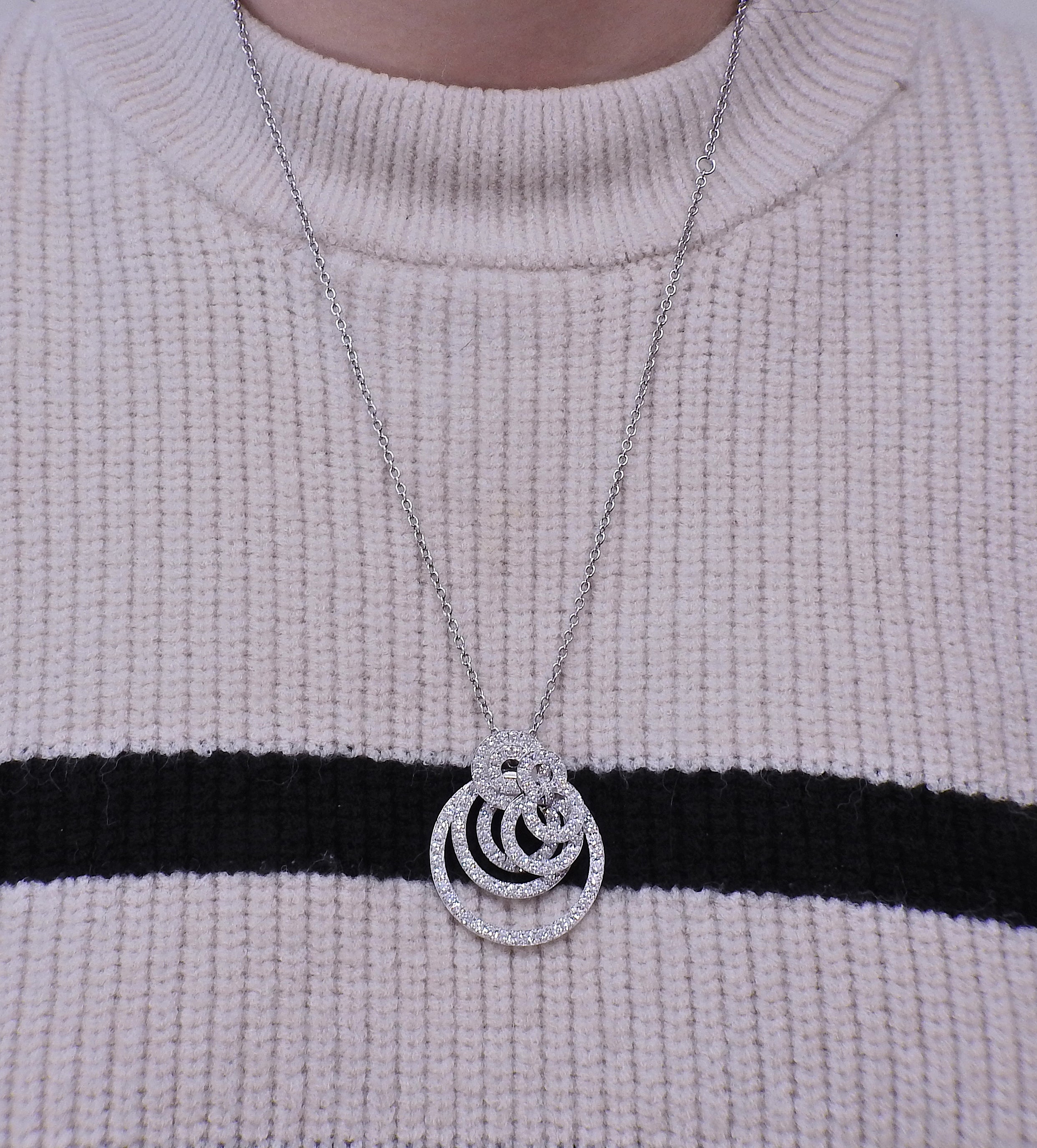 De Grisogono Gypsy Gold Diamond Pendant Necklace