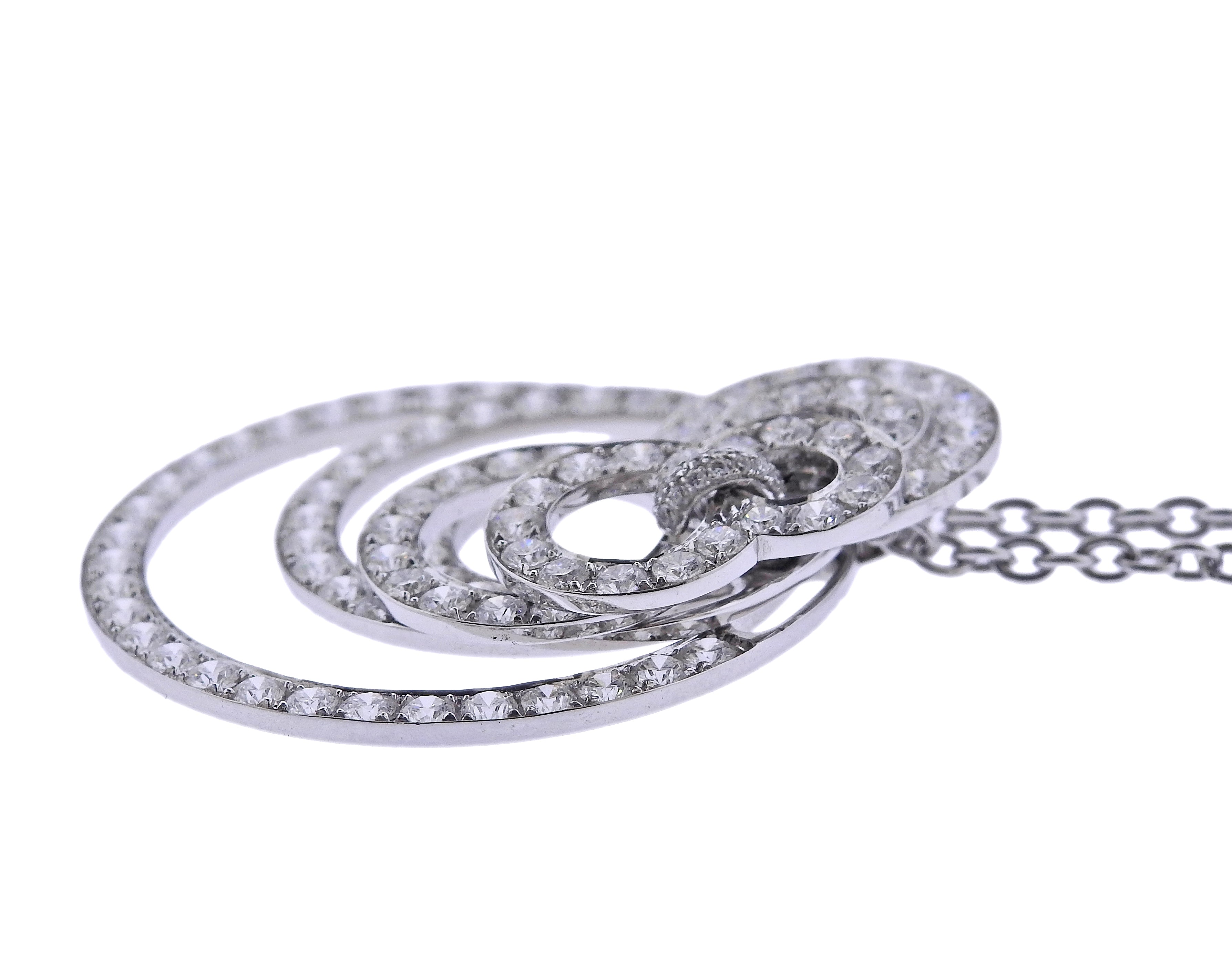 De Grisogono Gypsy Gold Diamond Pendant Necklace