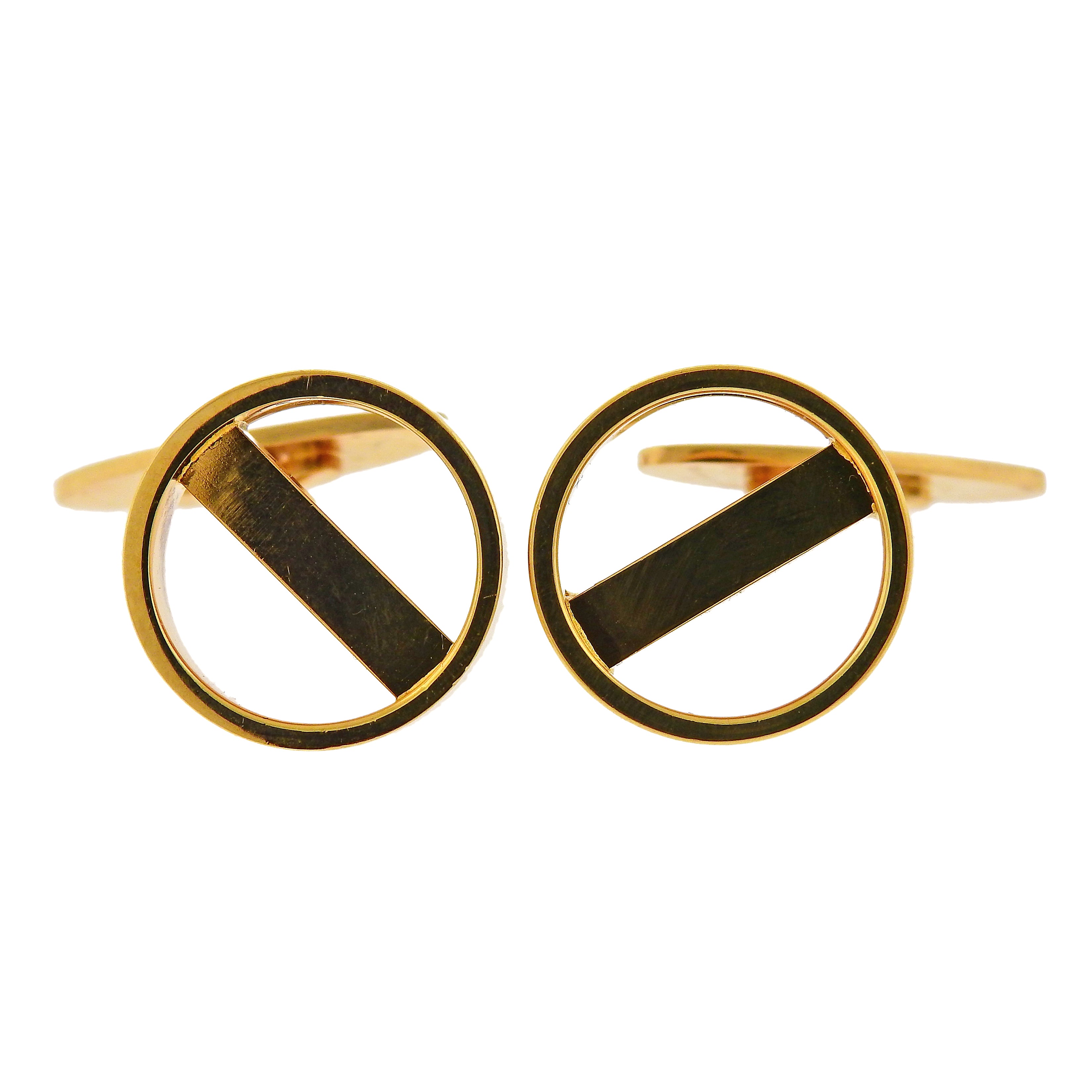 Georg Jensen Gold Cufflinks - Oak Gem