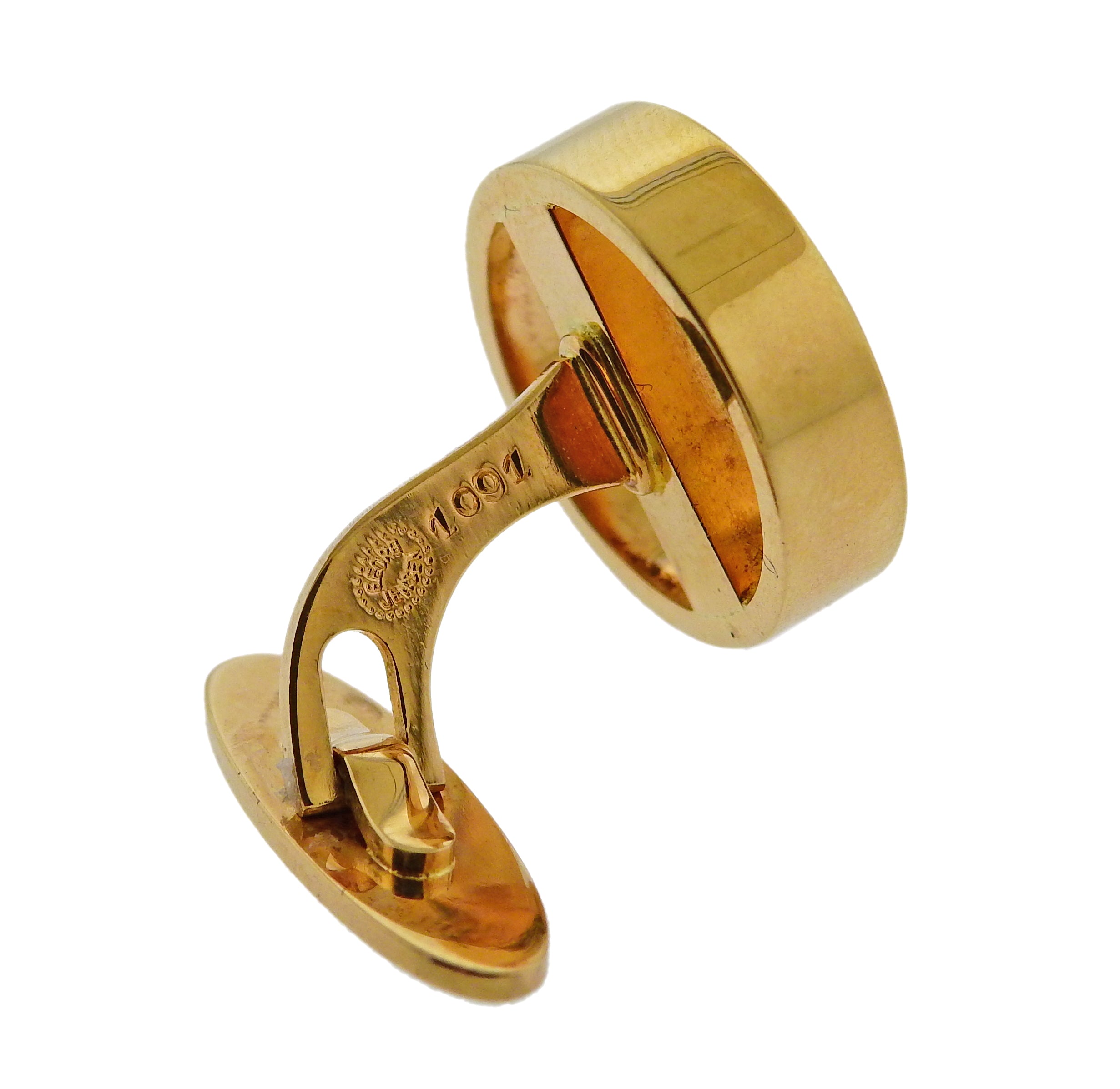 Georg Jensen Gold Cufflinks - Oak Gem