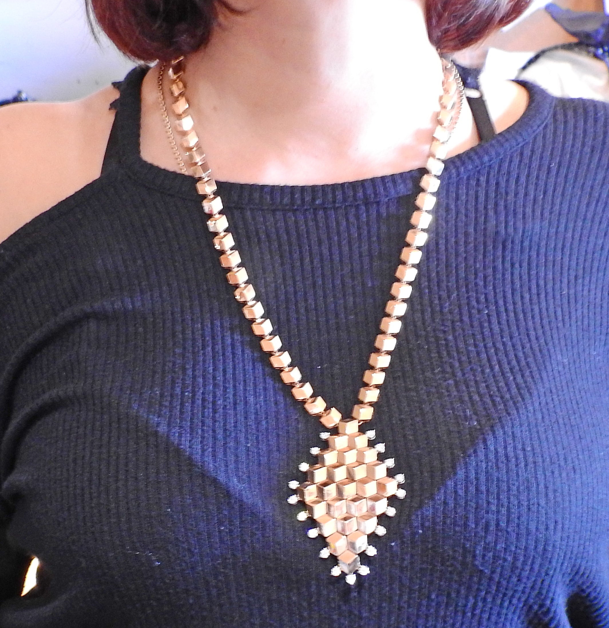 Paolo Costagli Diamond Rose Gold Pendant Necklace - Oak Gem