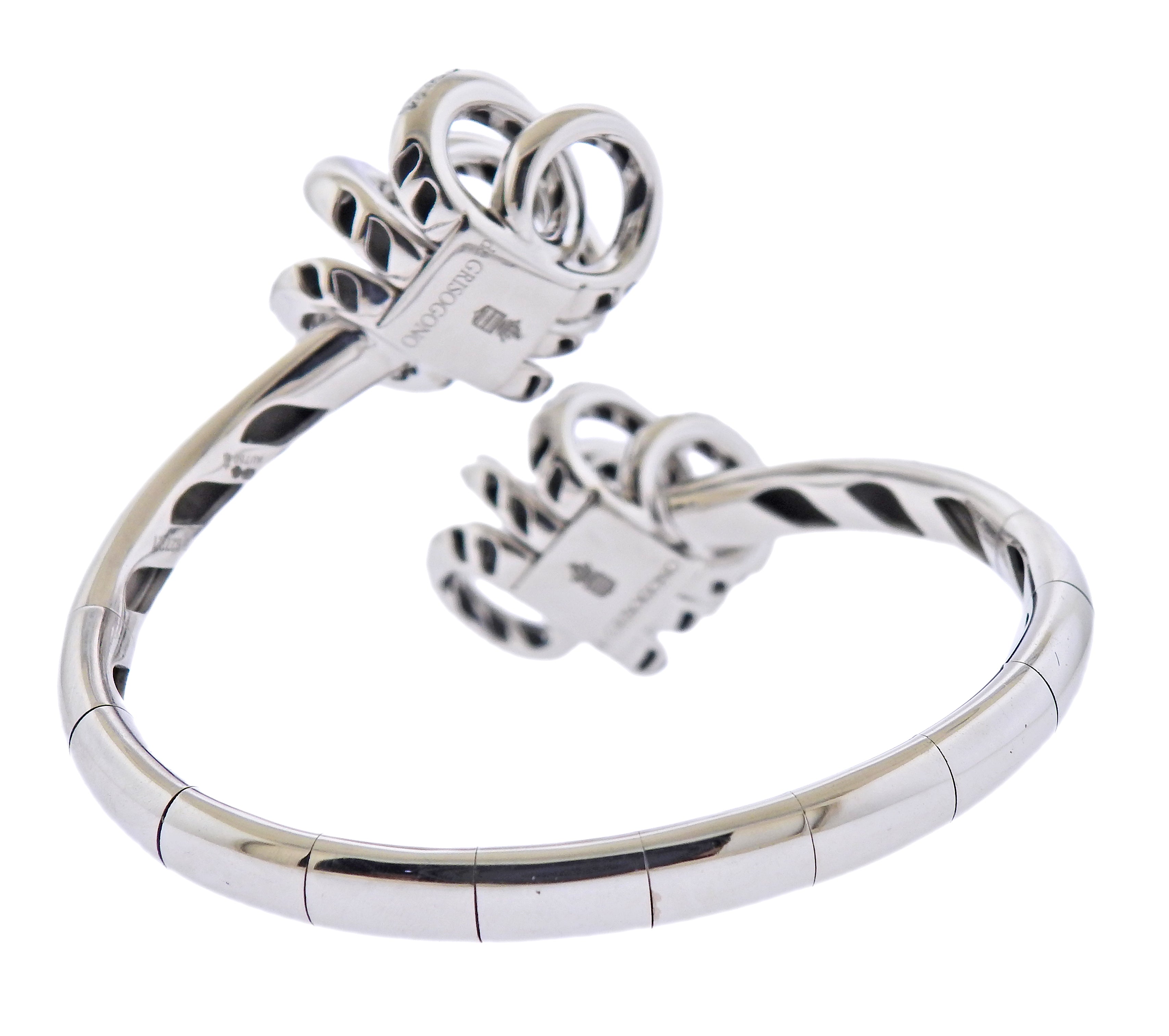 De Grisogono Vortice White Gold Diamond Bracelet - Oak Gem