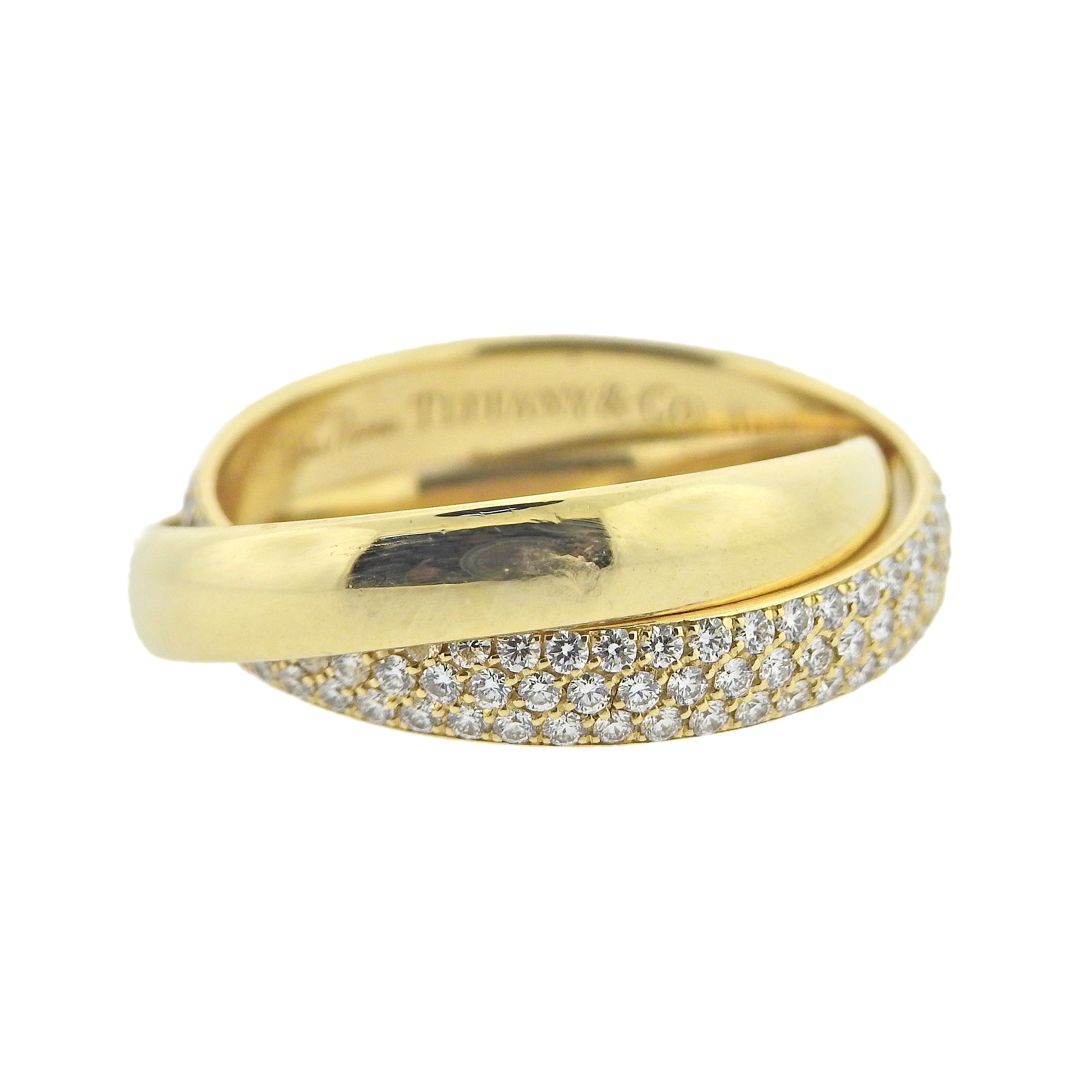 emulsie Misleidend lelijk Tiffany & Co Paloma Picasso Diamond Gold Ring – Oak Gem