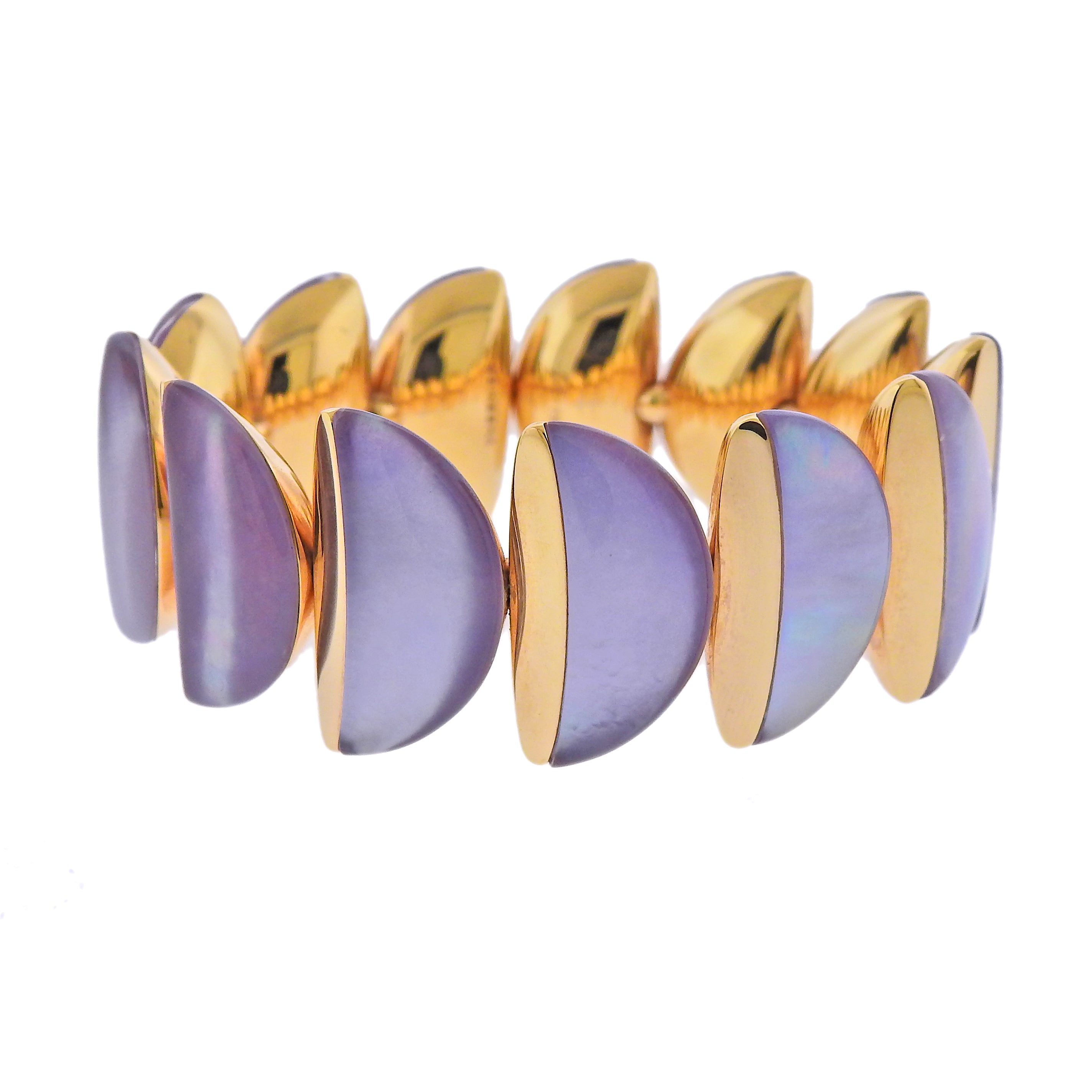 Vhernier Eclisse Siderite Rose Gold Bracelet - Oak Gem