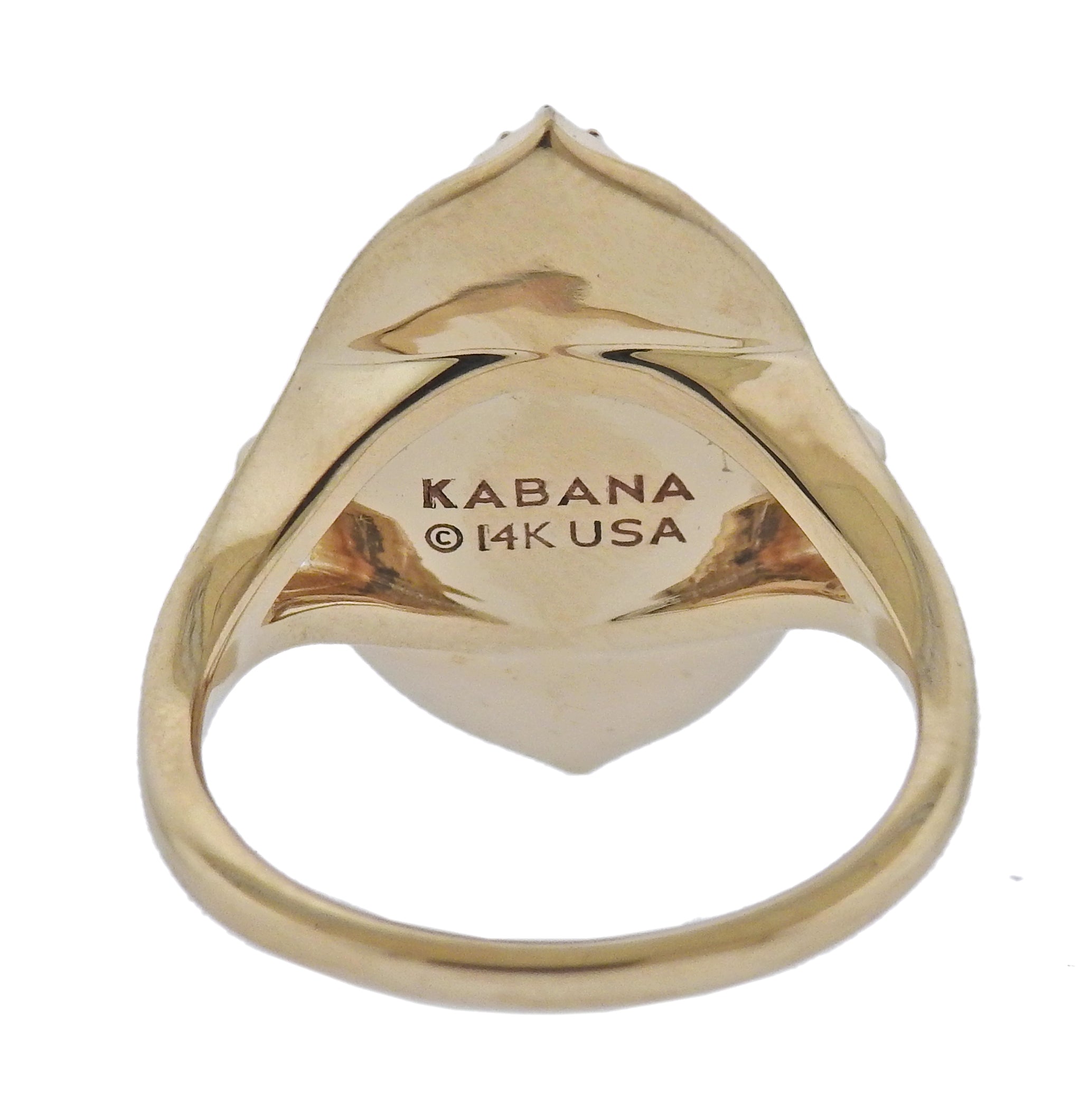 Kabana Gold Kingman Turquoise Diamond Ring