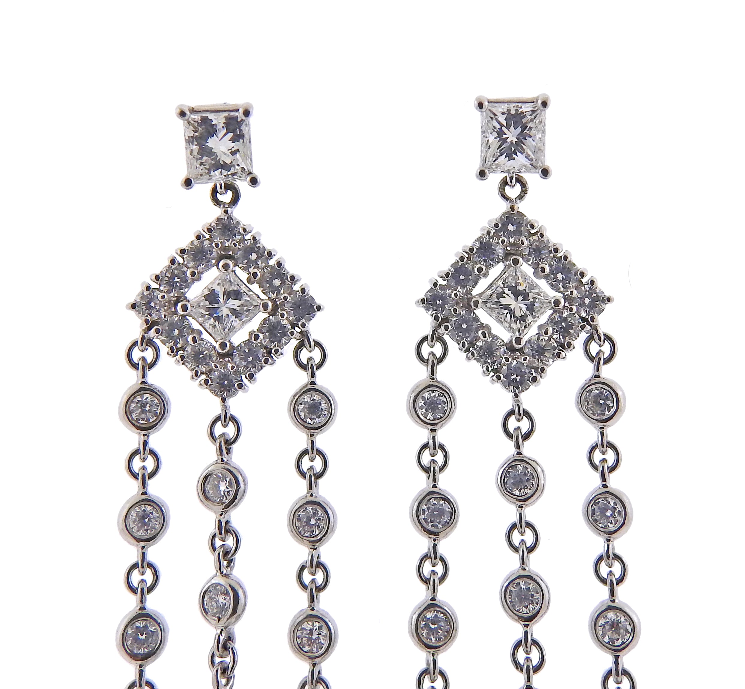 Assael South Sea Tahitian Pearl Diamond Gold Chandelier Earrings - Oak Gem