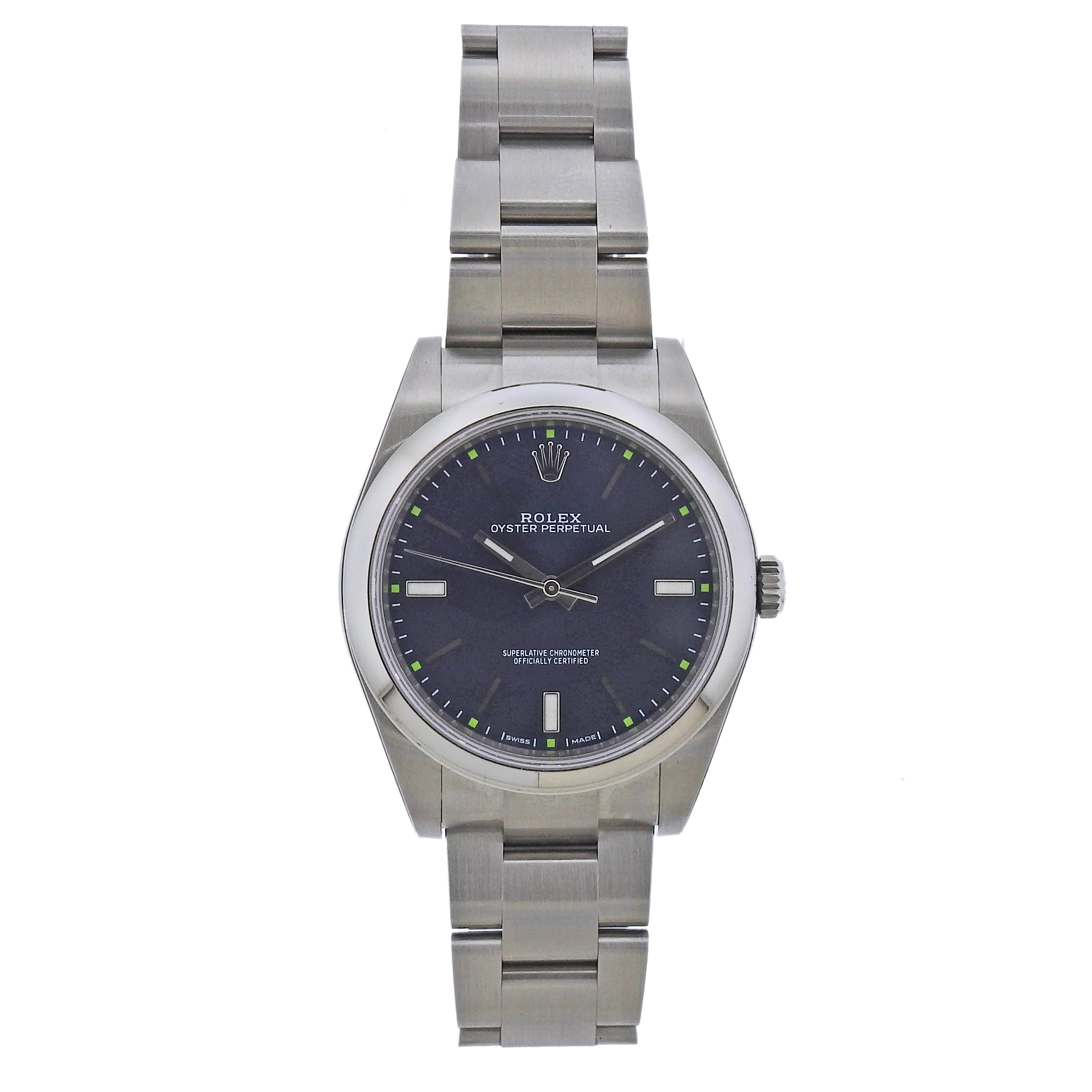 Rolex Oyster Perpetual 39mm Stainless Steel Automatic Men's Watch 114300