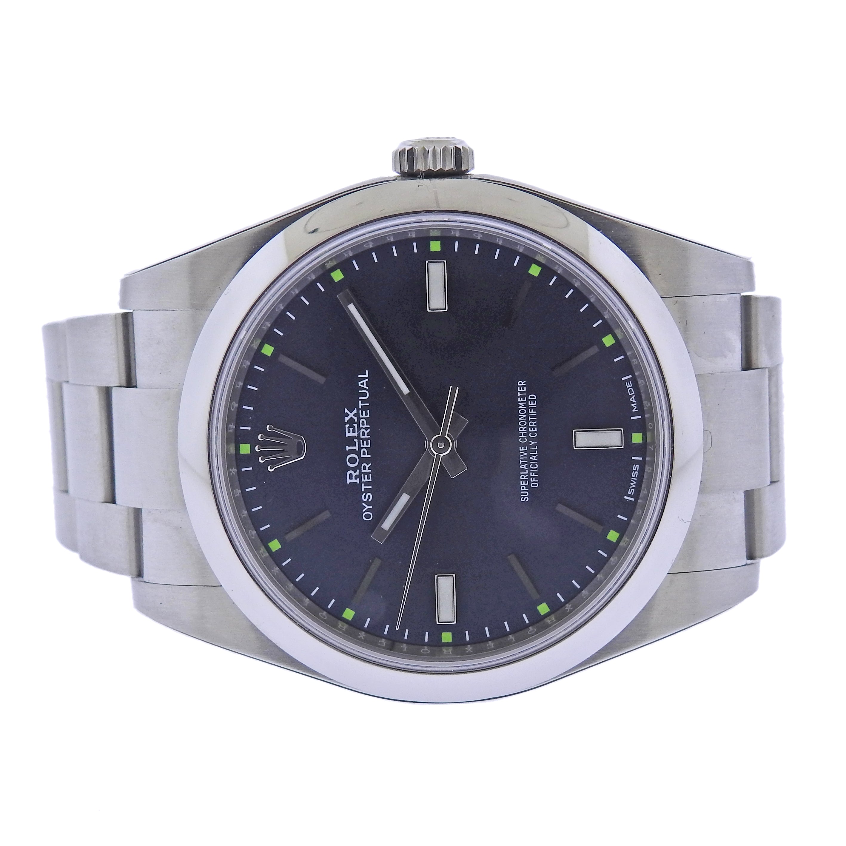 Rolex Oyster Perpetual 39mm Stainless Steel Automatic Men's Watch 114300