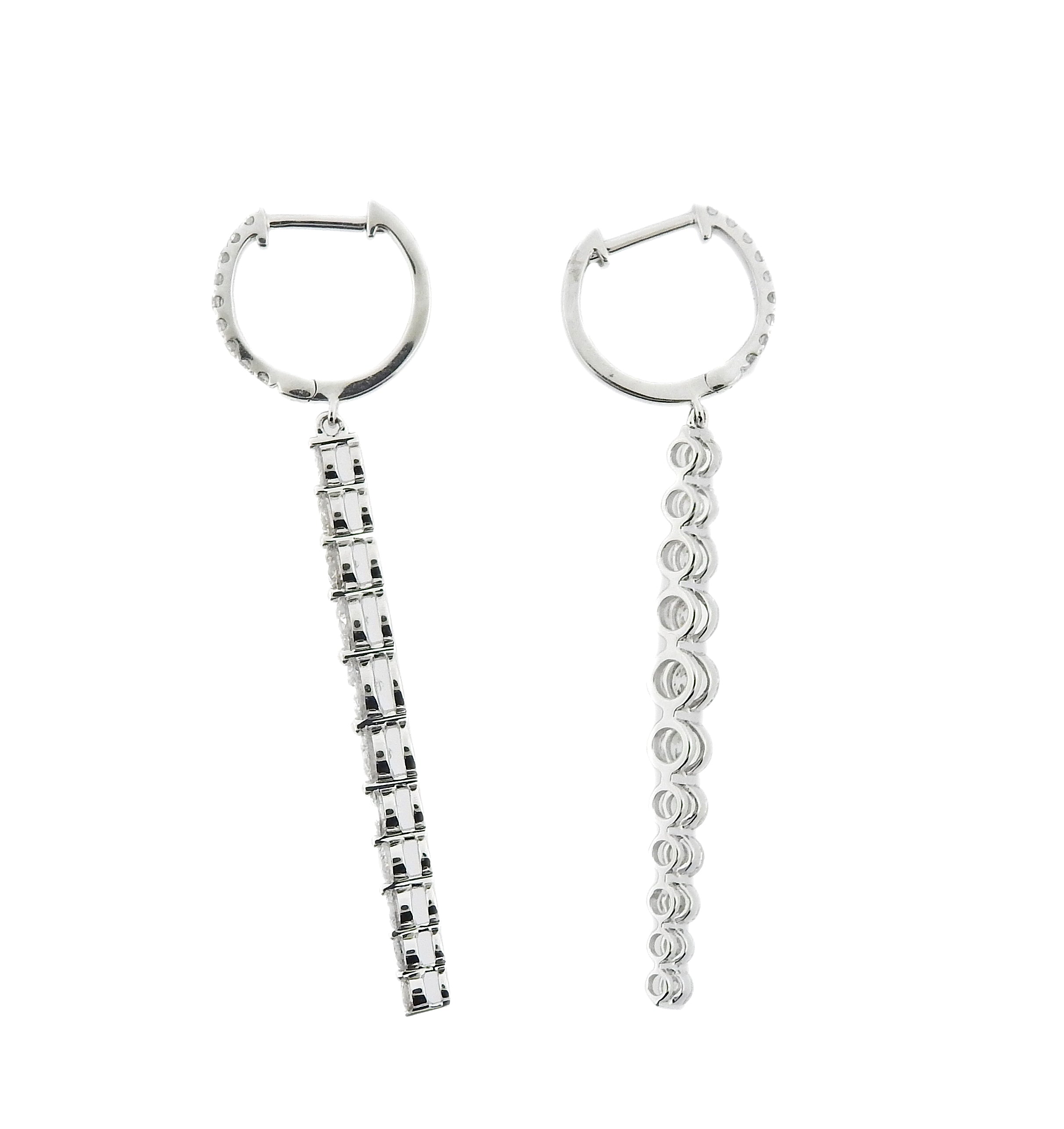 Odelia Diamond Gold Drop Earrings