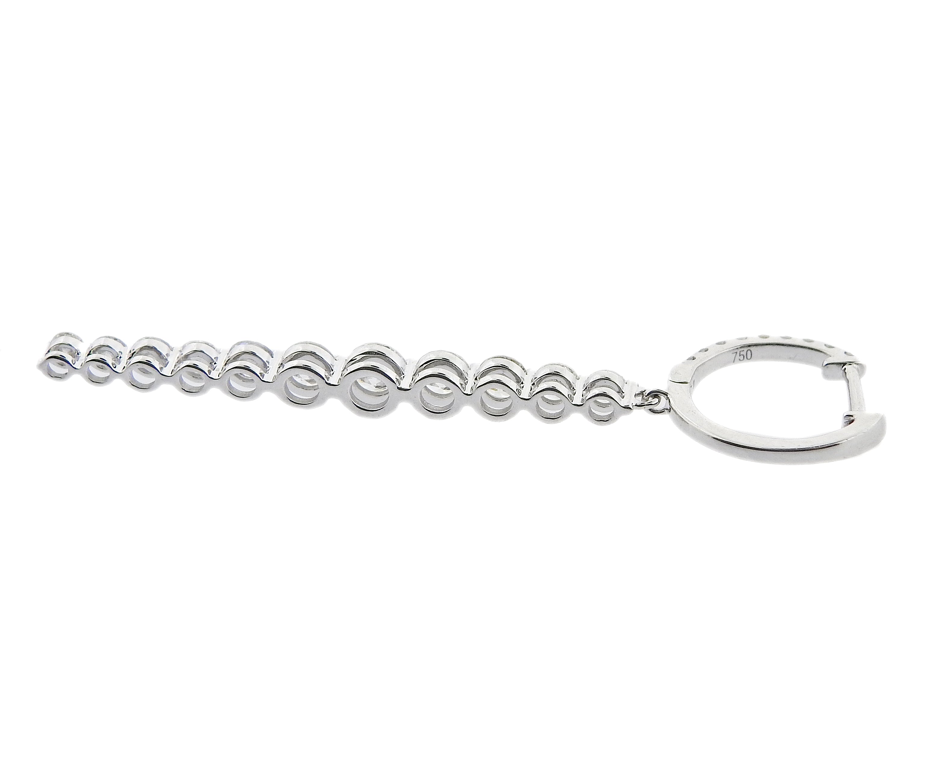 Odelia Diamond Gold Drop Earrings