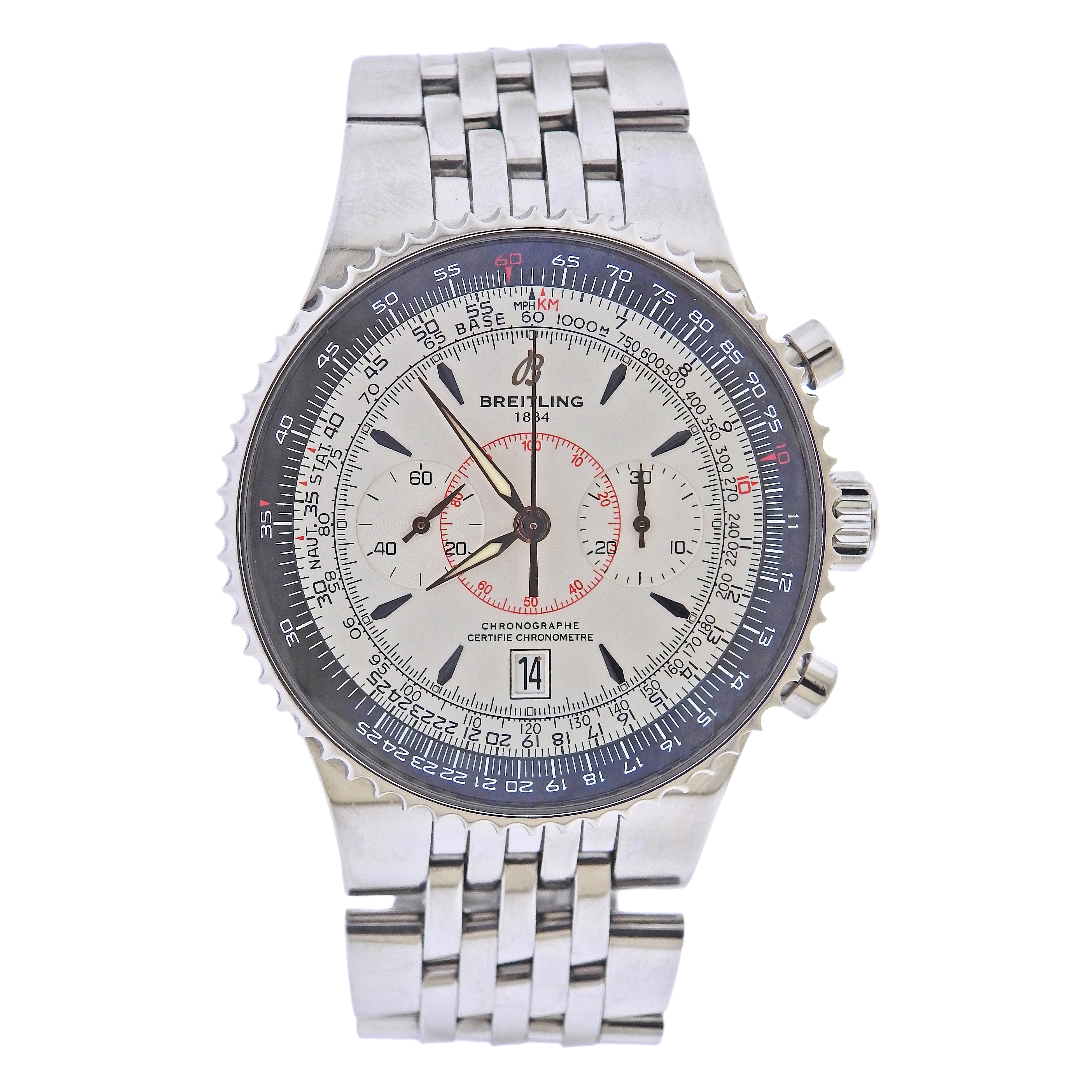 Breitling Montbrillant Legende Chronograph Automatic Stainless Steel Watch A23340