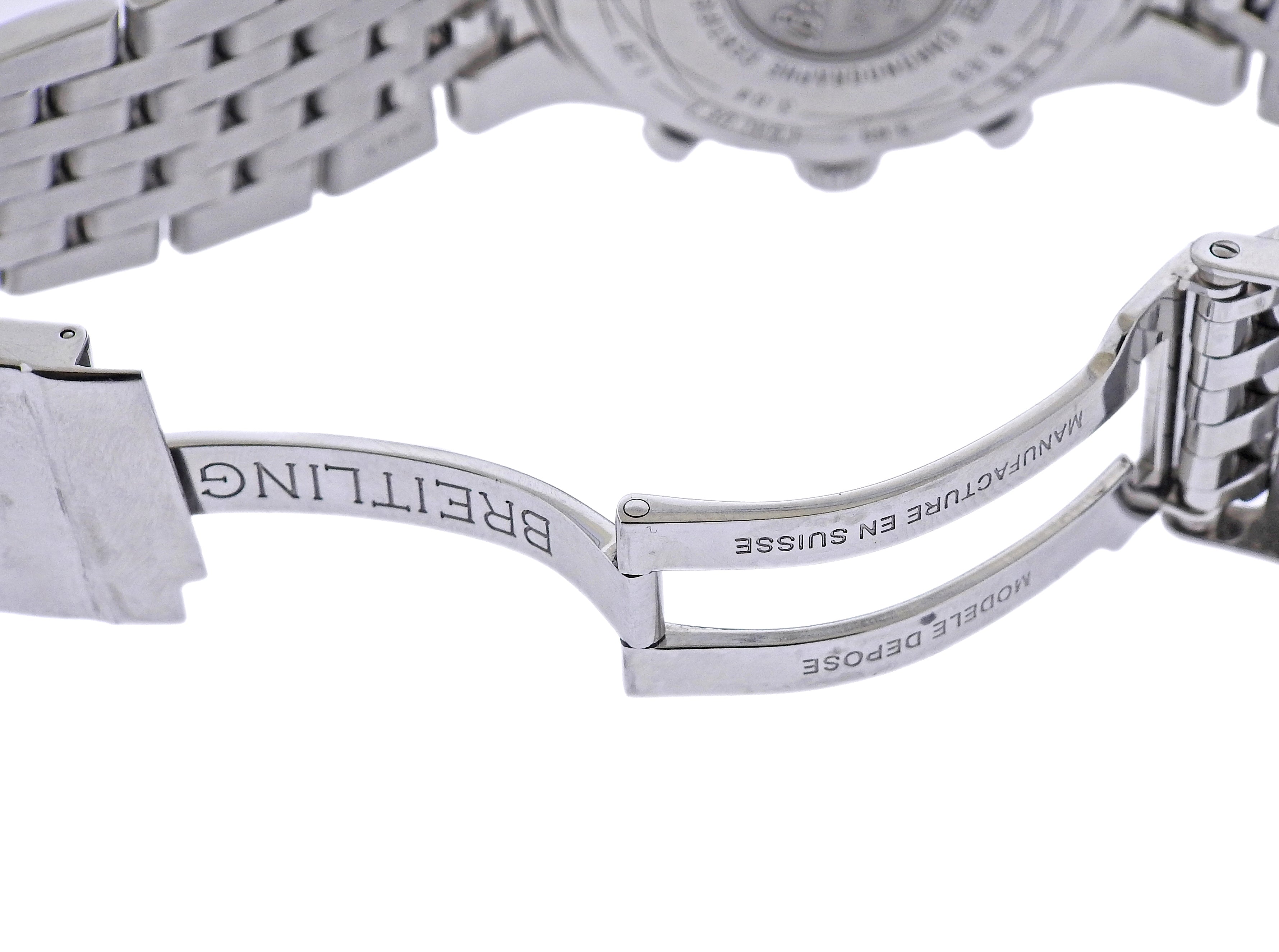 Breitling Montbrillant Legende Chronograph Automatic Stainless Steel Watch A23340